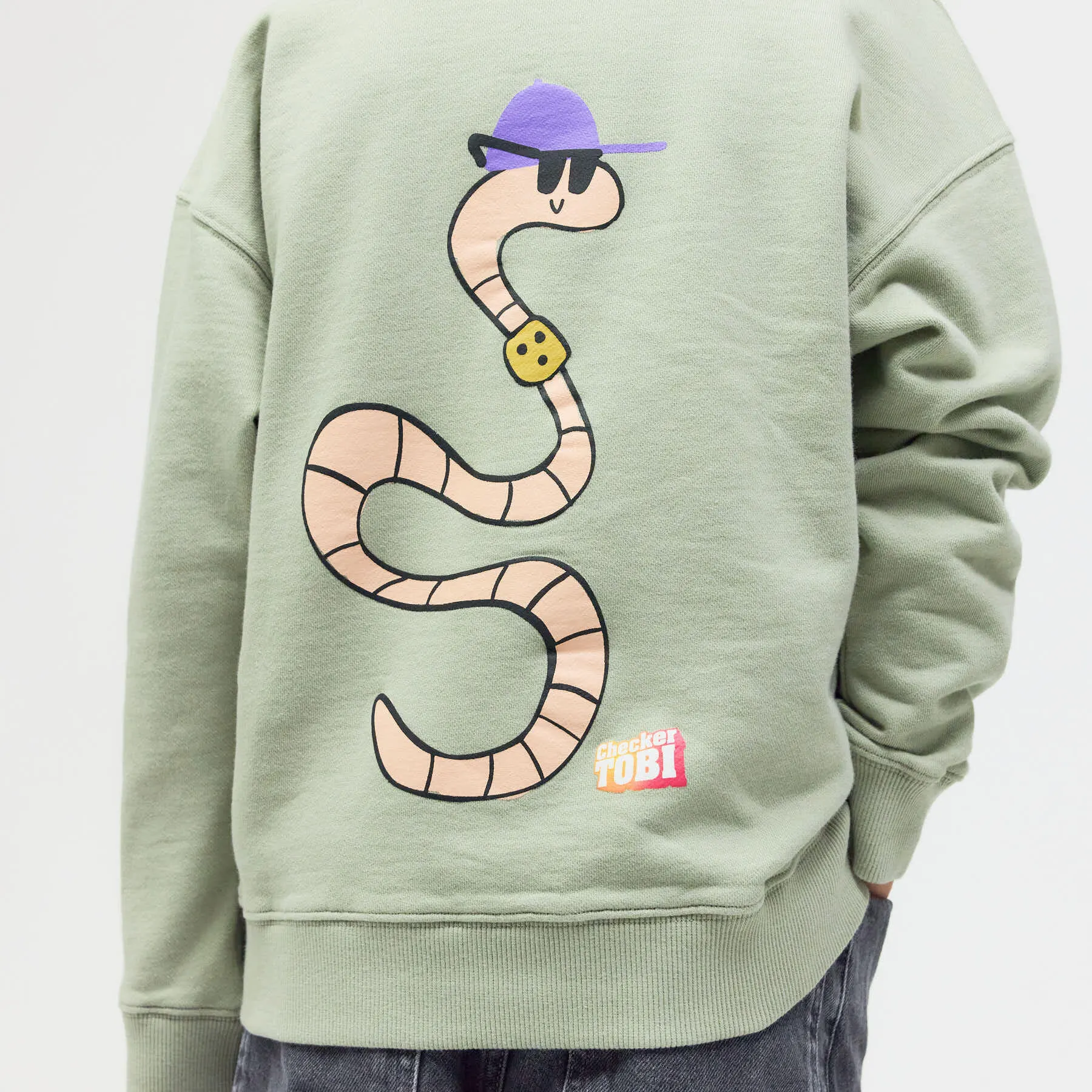 Sweatshirt CHECKER TOBI Relaxed Fit - Image 4