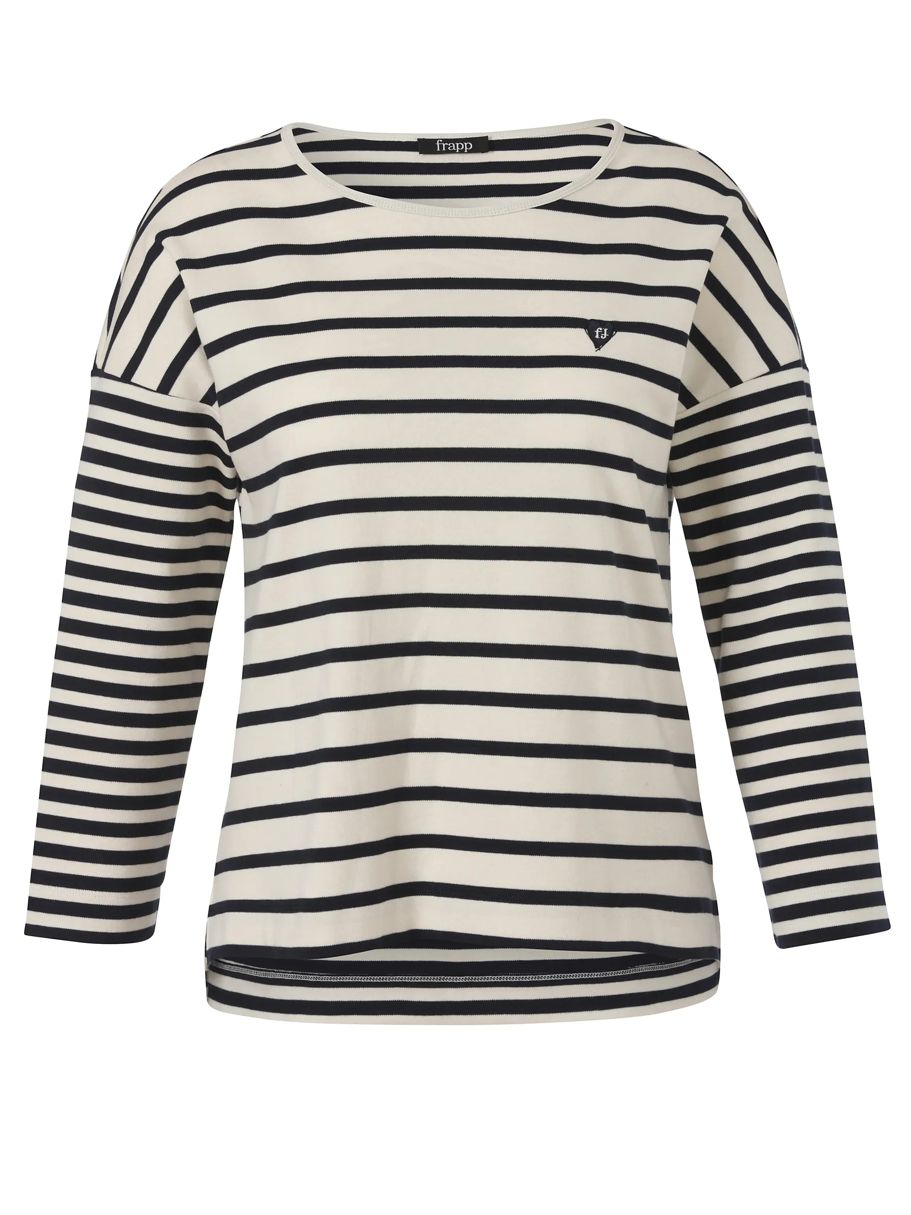 Sweatshirt gestreift aus Baumwolle