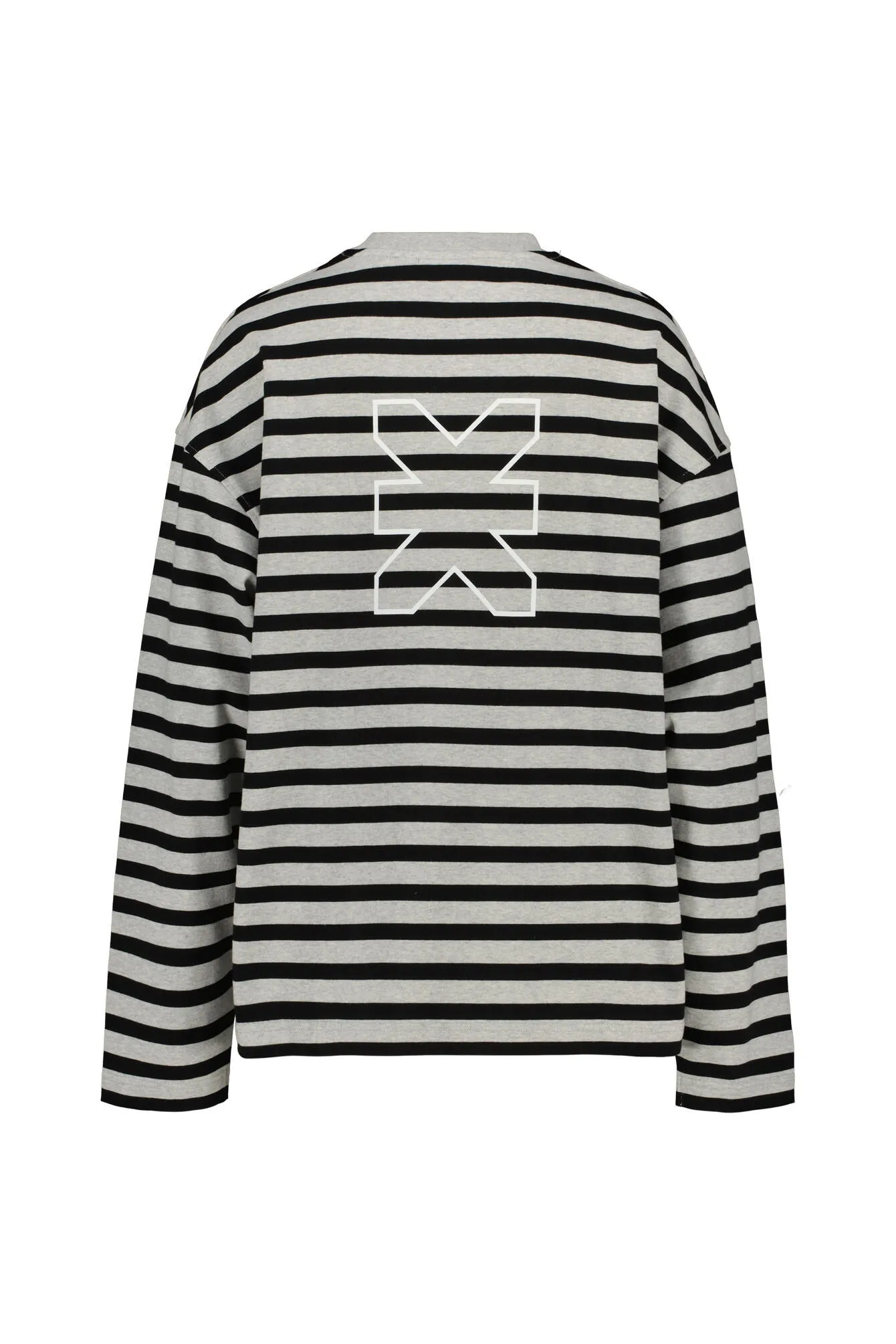 Sweatshirt gestreift Oversized Fit - Image 2