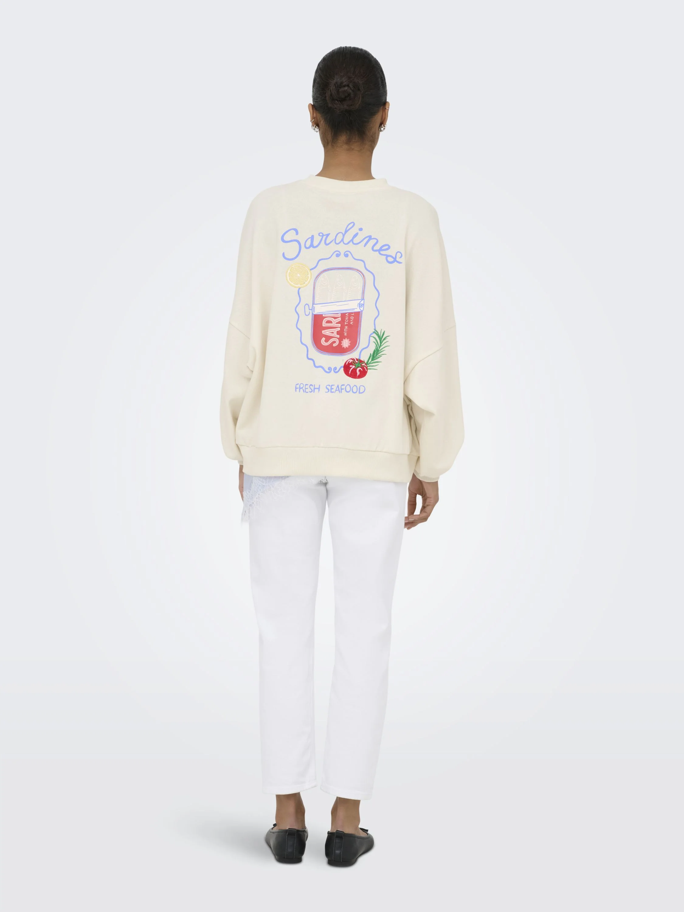 Sweatshirt ONLDEBORAH aus Baumwollmix - Image 3