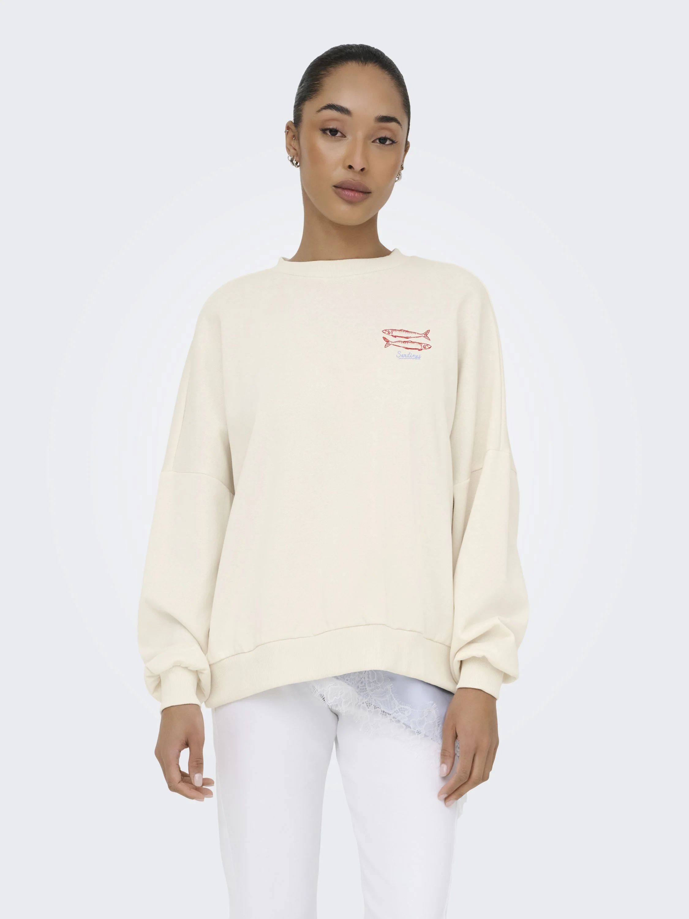 Sweatshirt ONLDEBORAH aus Baumwollmix - Image 4