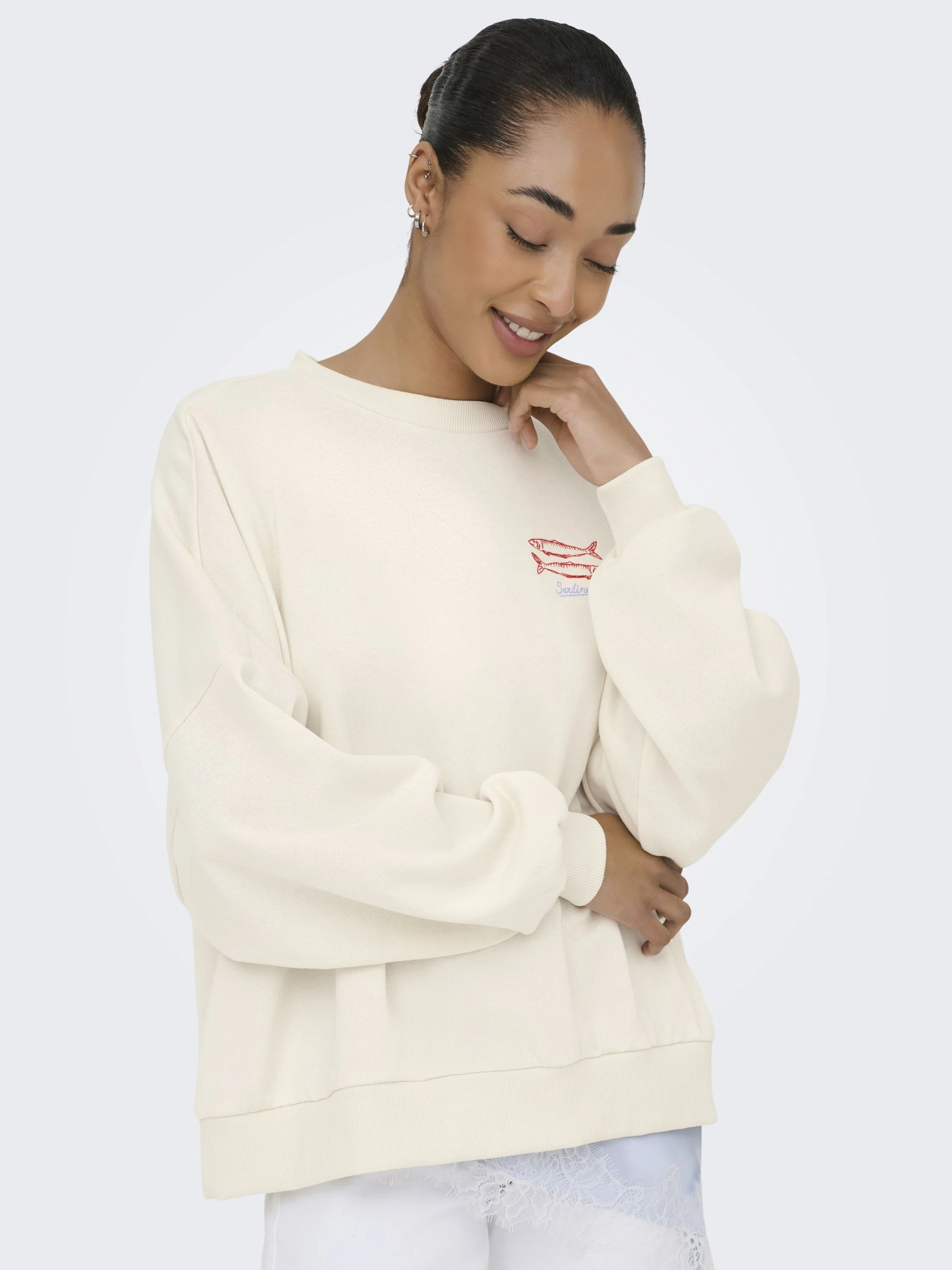Sweatshirt ONLDEBORAH aus Baumwollmix - Image 7