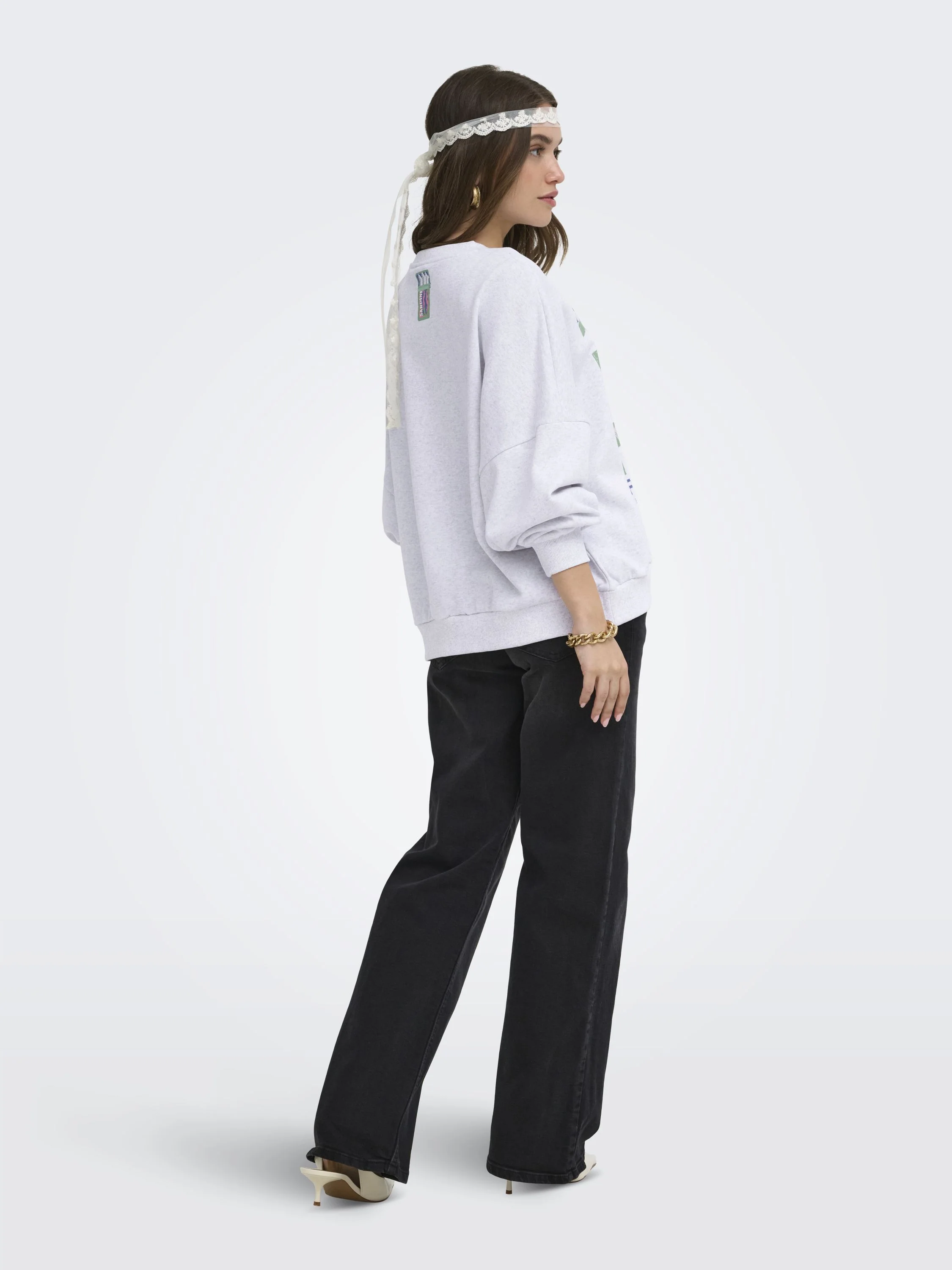 Sweatshirt ONLDEBORAH aus Baumwollmix - Image 4