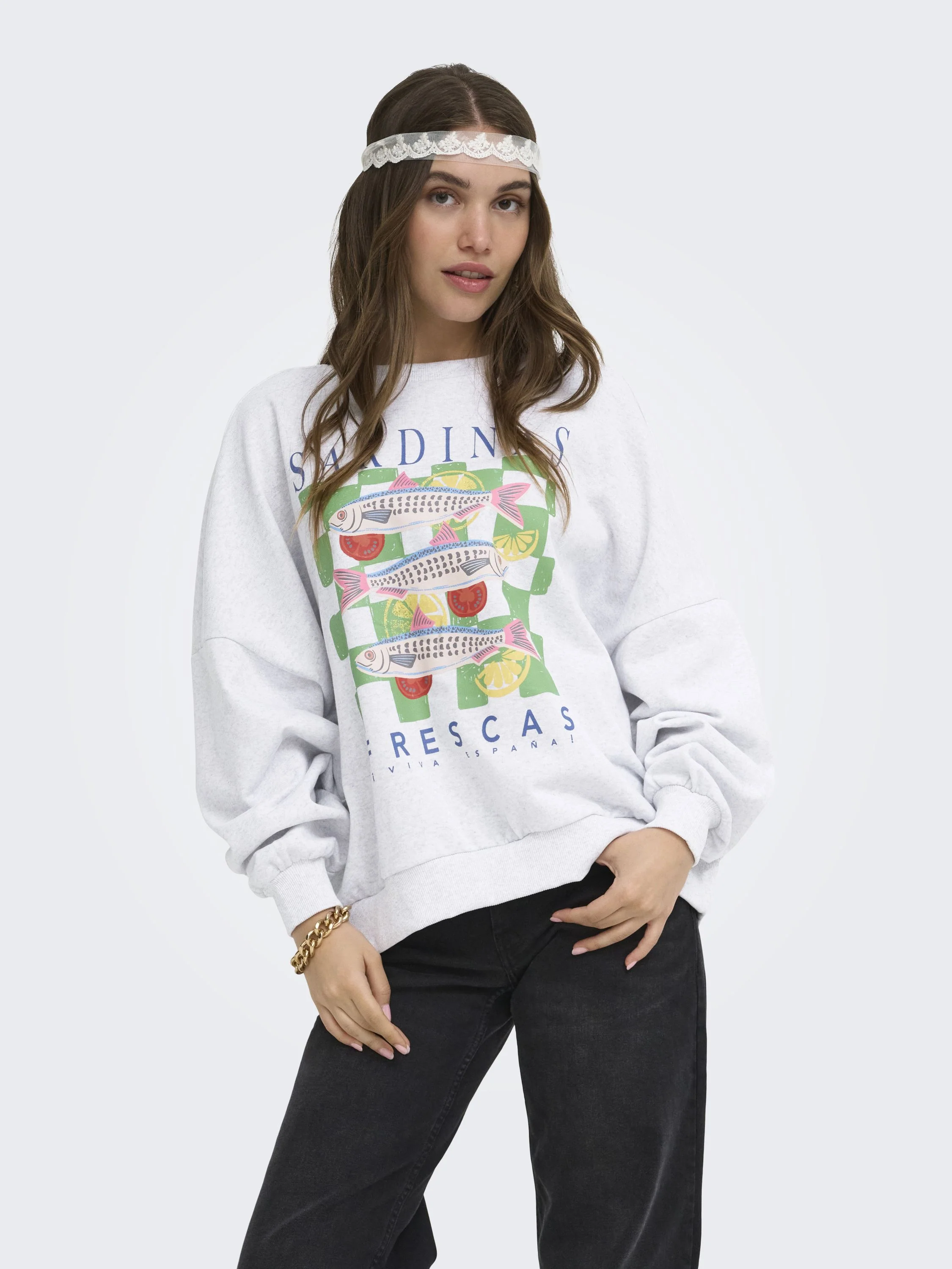 Sweatshirt ONLDEBORAH aus Baumwollmix - Image 5