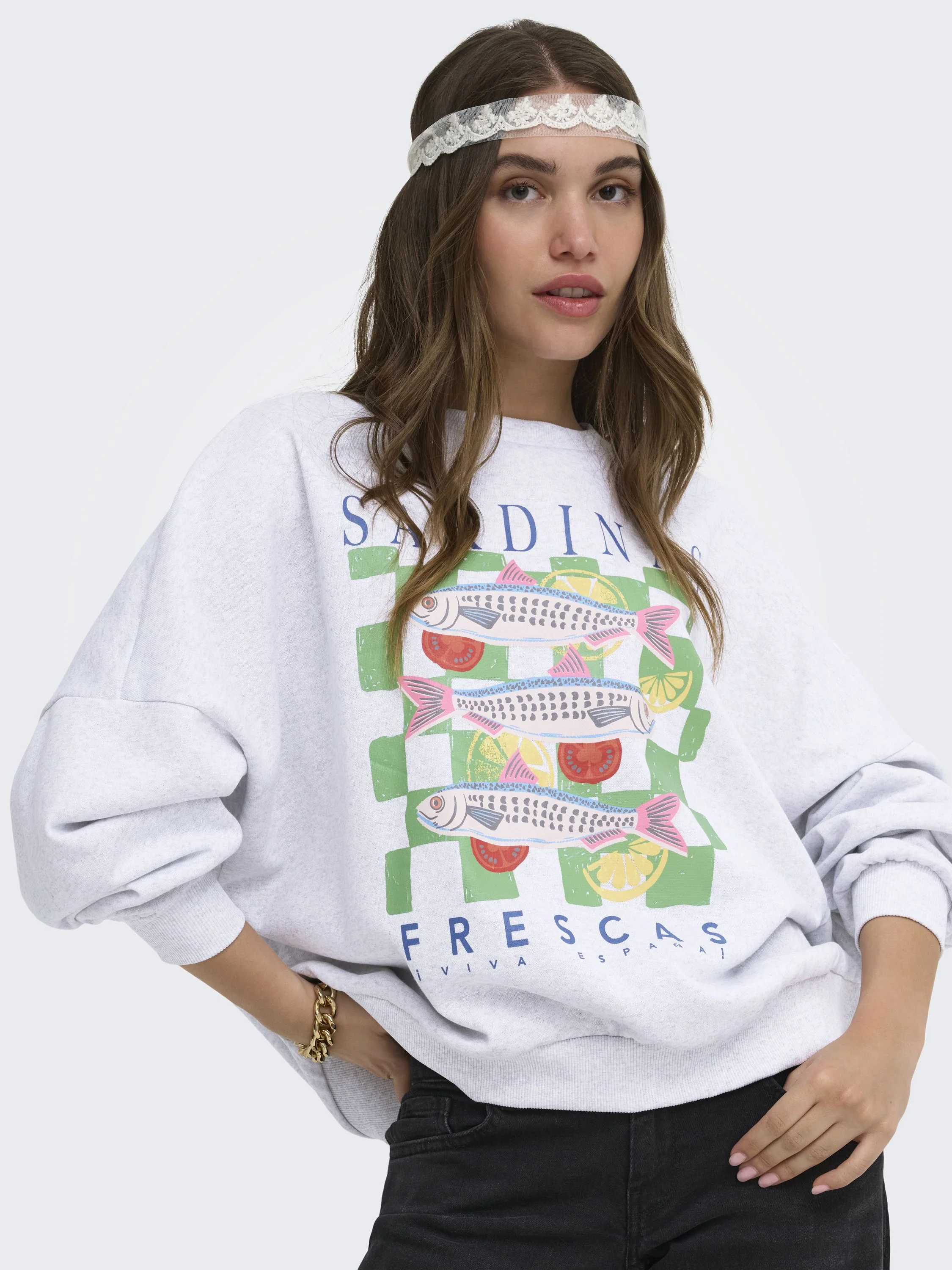 Sweatshirt ONLDEBORAH aus Baumwollmix - Image 8