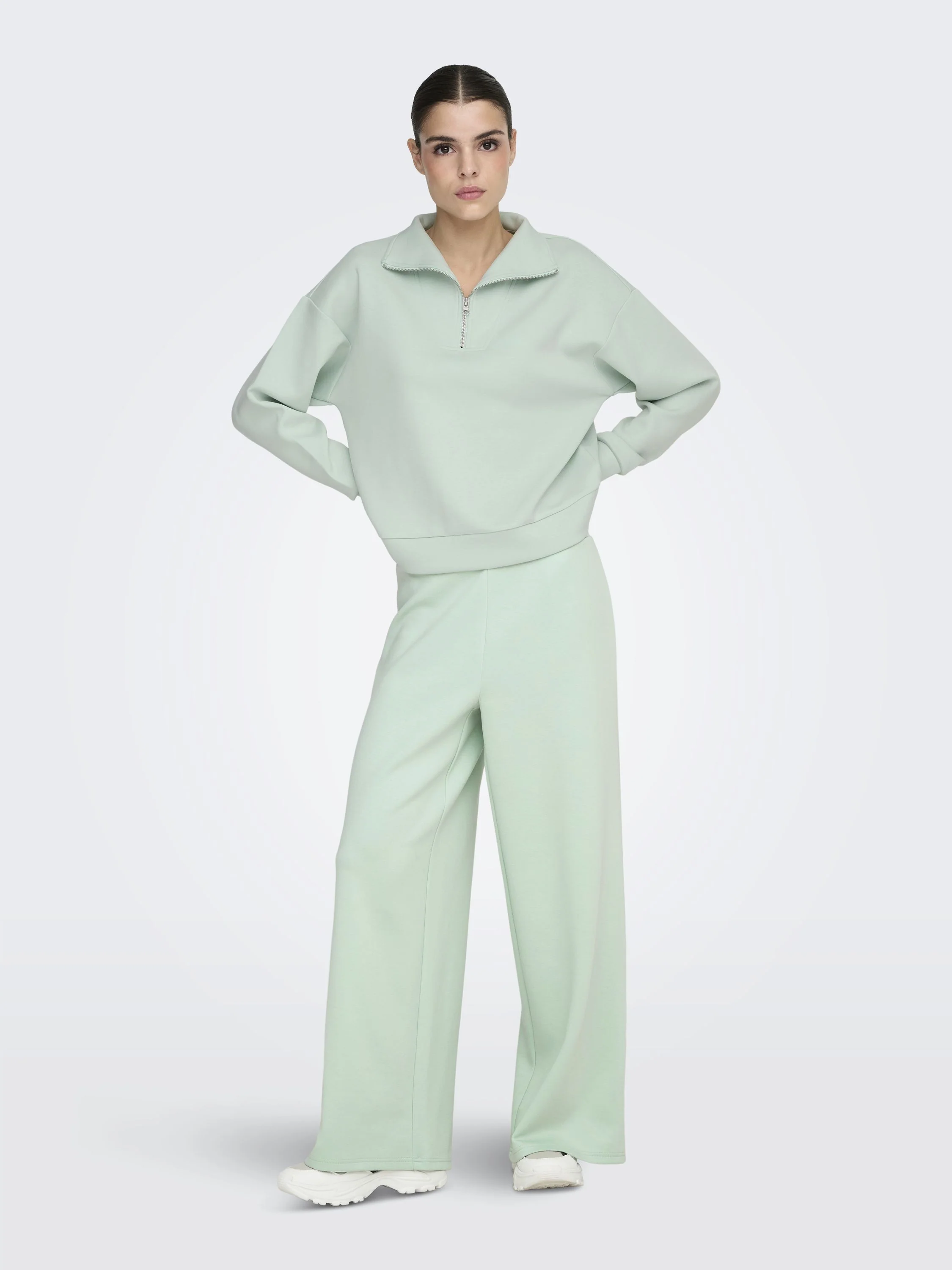 Sweatshirt ONPLOUNGE mit Troyerkragen - Image 5
