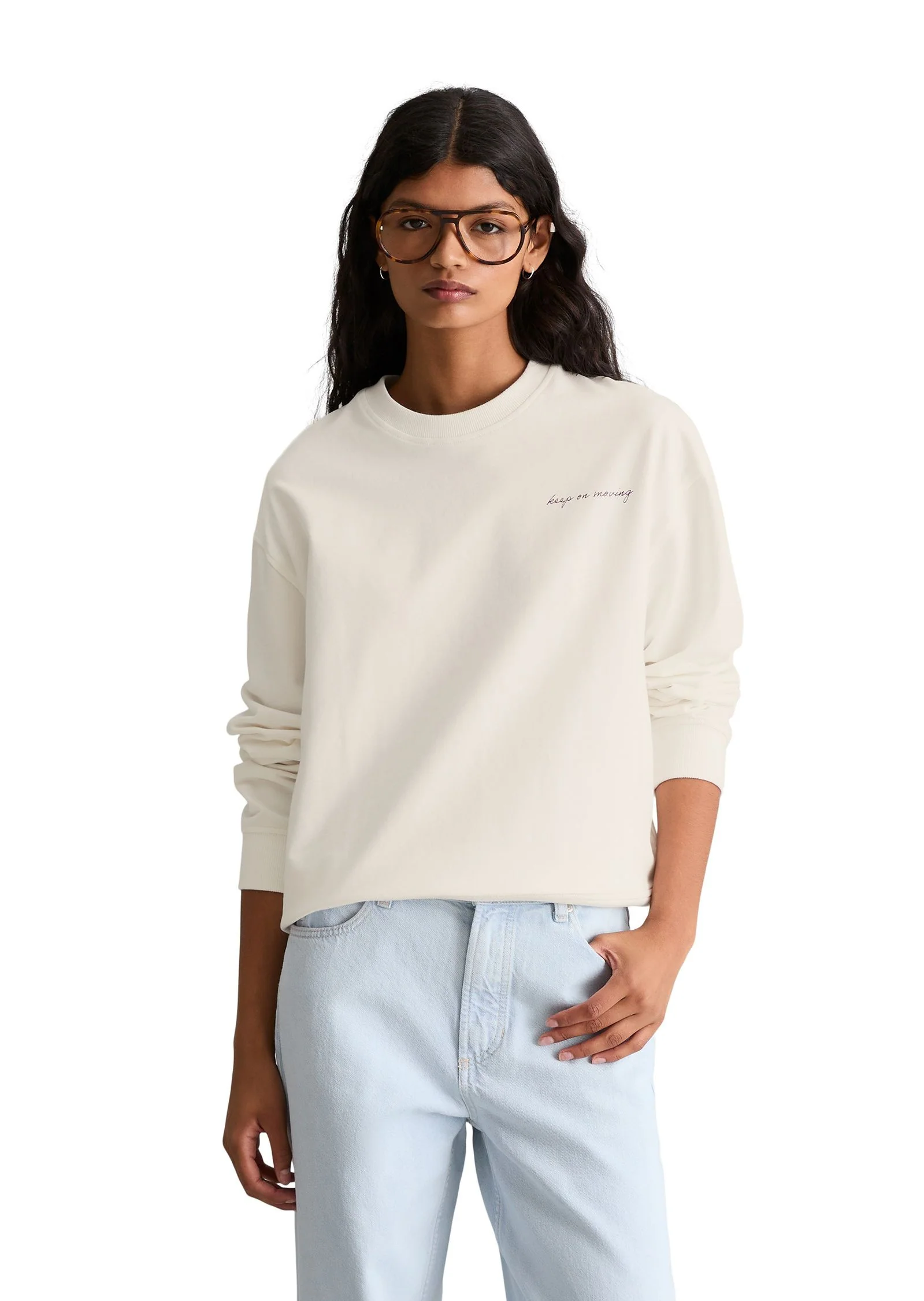 Sweatshirt oversized aus Baumwolle - Image 3