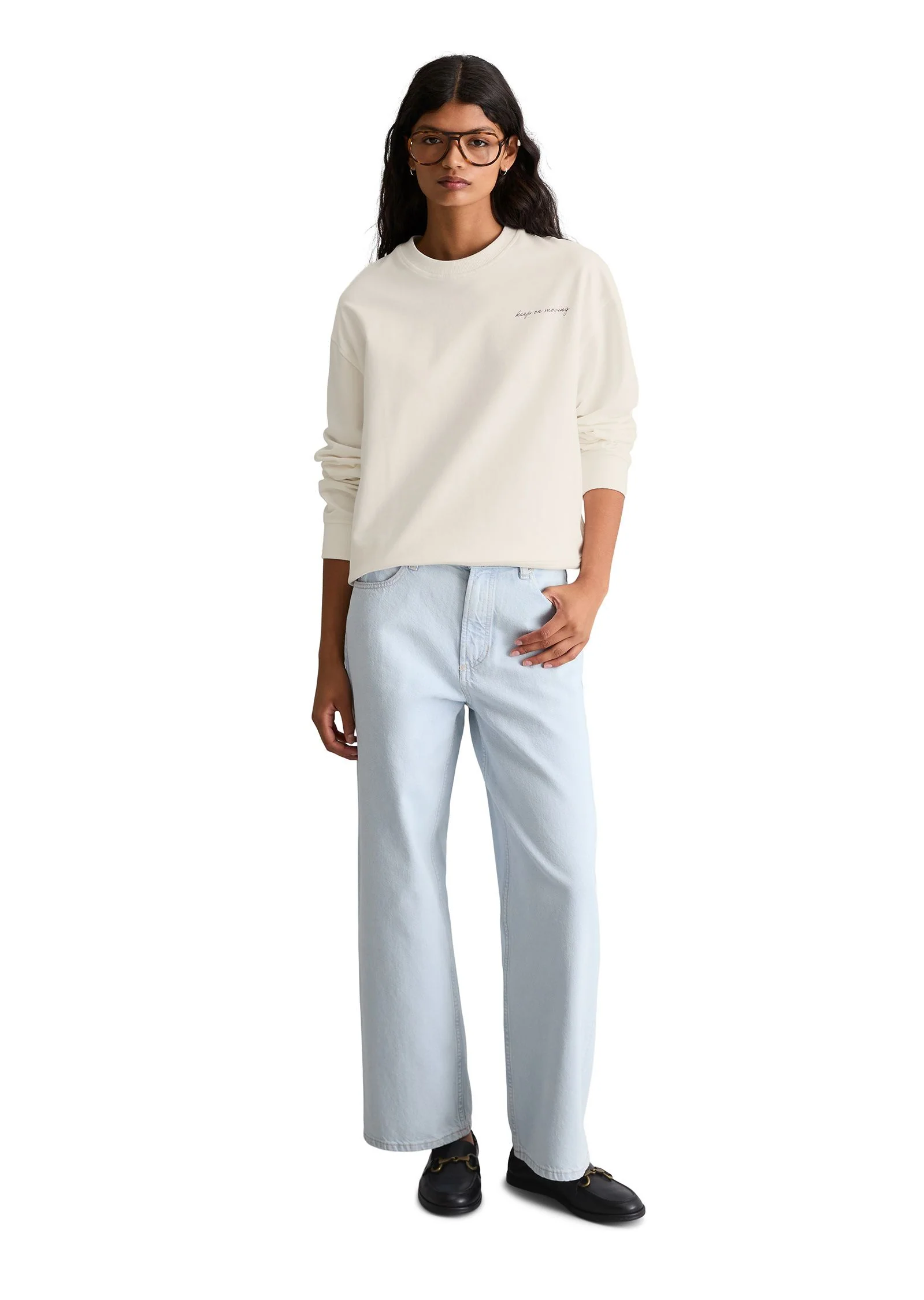 Sweatshirt oversized aus Baumwolle - Image 4