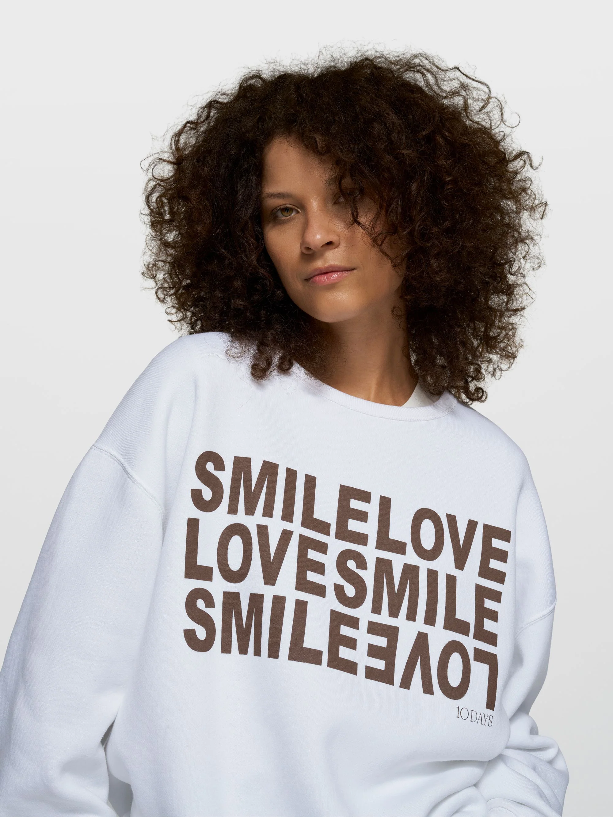 Sweatshirt oversized aus Baumwollmix - Image 8