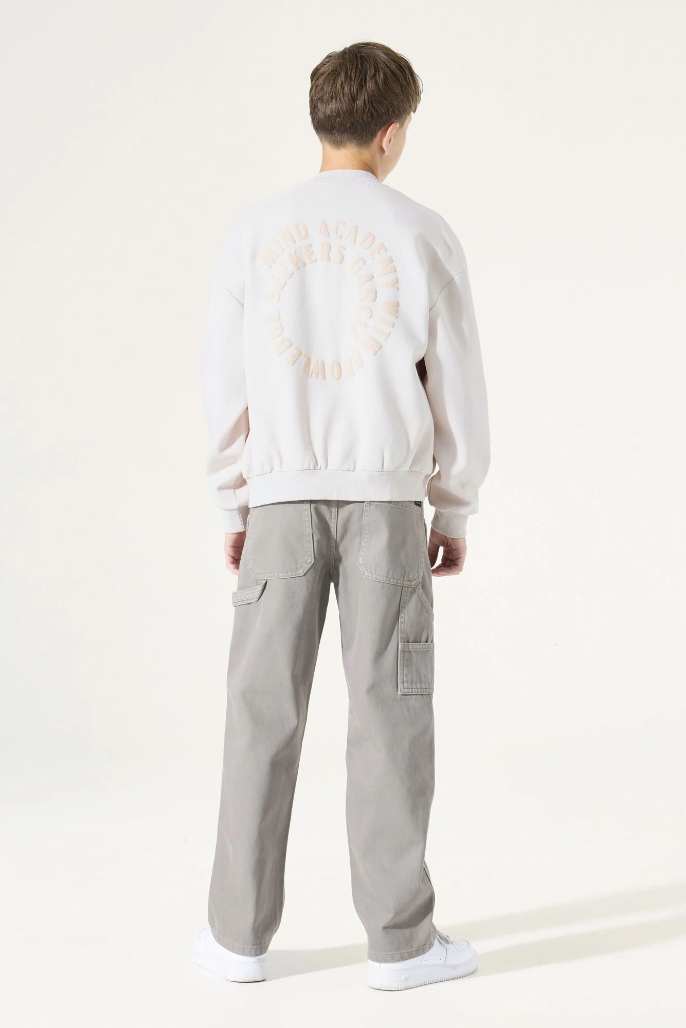 Sweatshirtjacke aus Baumwollmix - Image 3