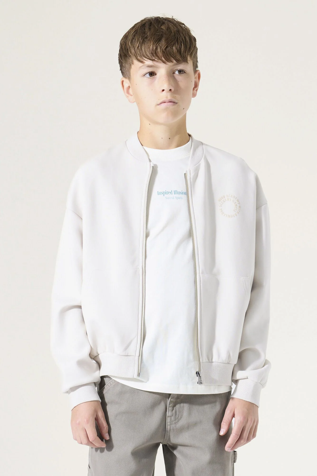 Sweatshirtjacke aus Baumwollmix - Image 4