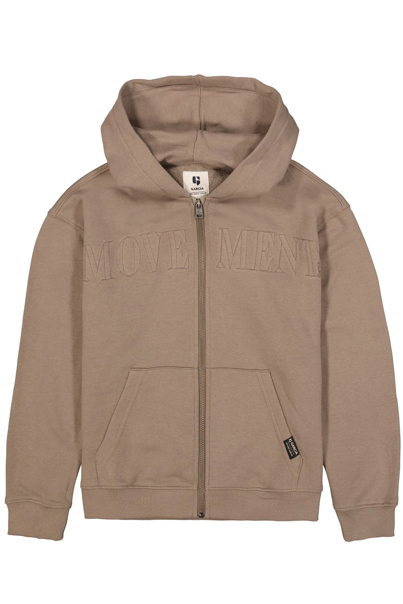 Sweatshirtjacke aus Baumwollmix