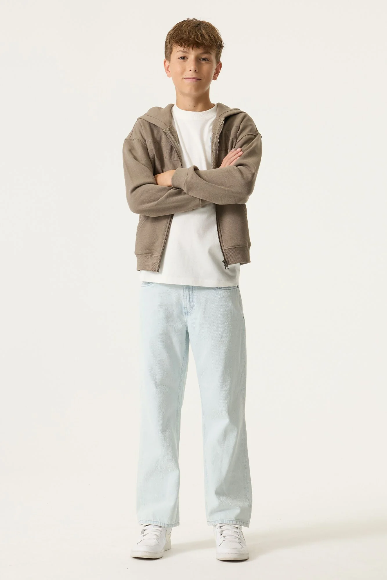 Sweatshirtjacke aus Baumwollmix - Image 4