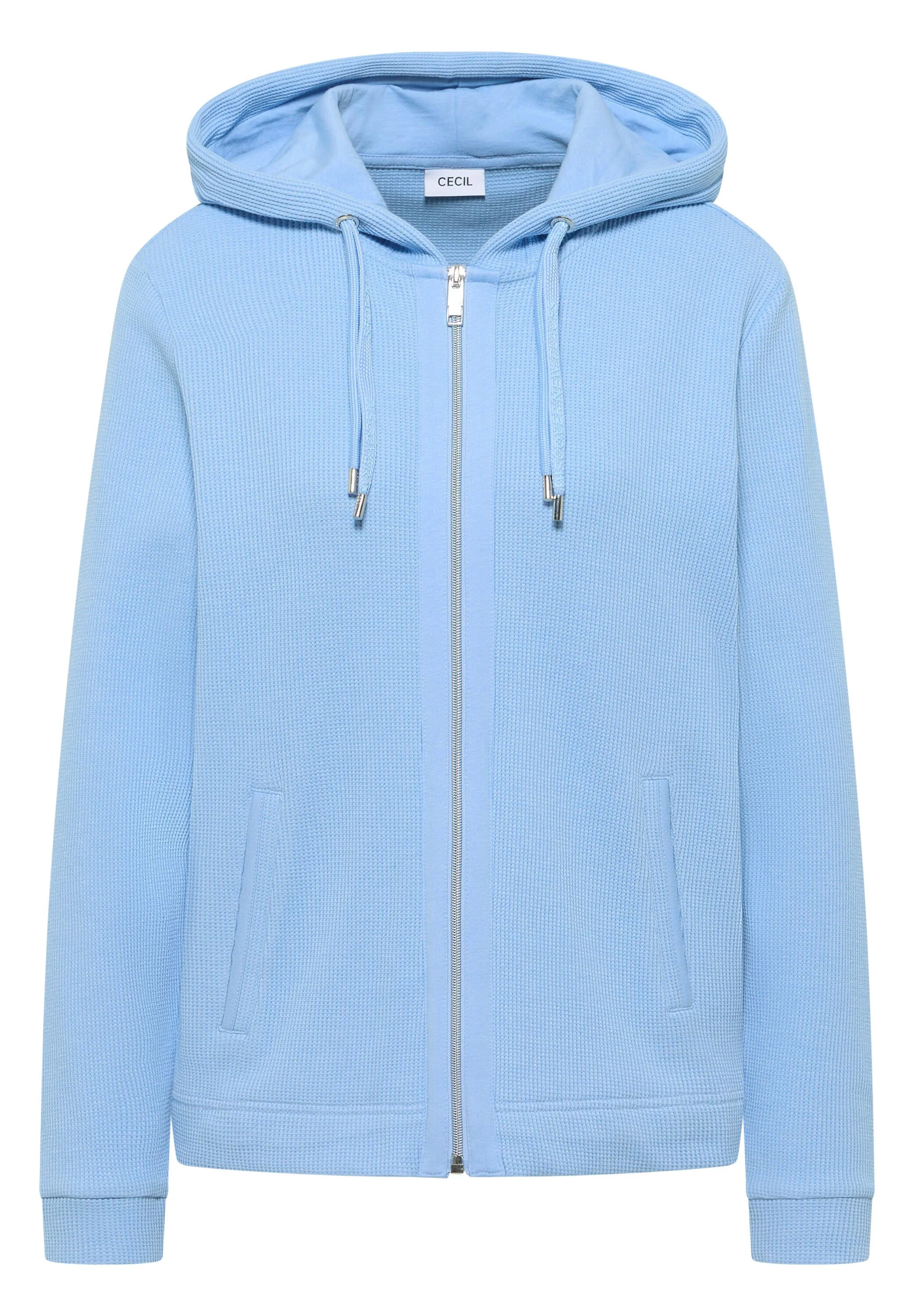 Sweatshirtjacke aus Baumwollmix