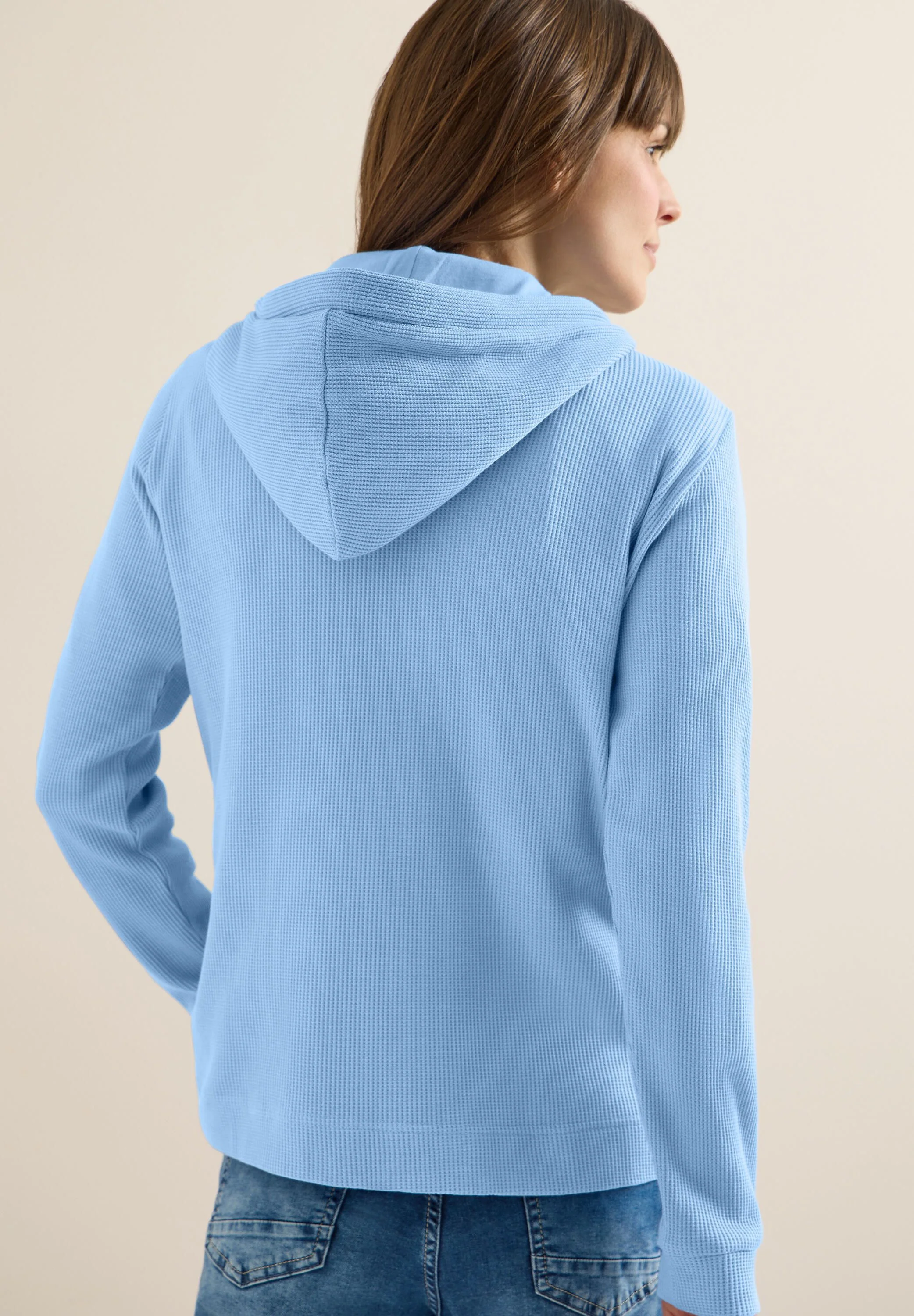 Sweatshirtjacke aus Baumwollmix - Image 3