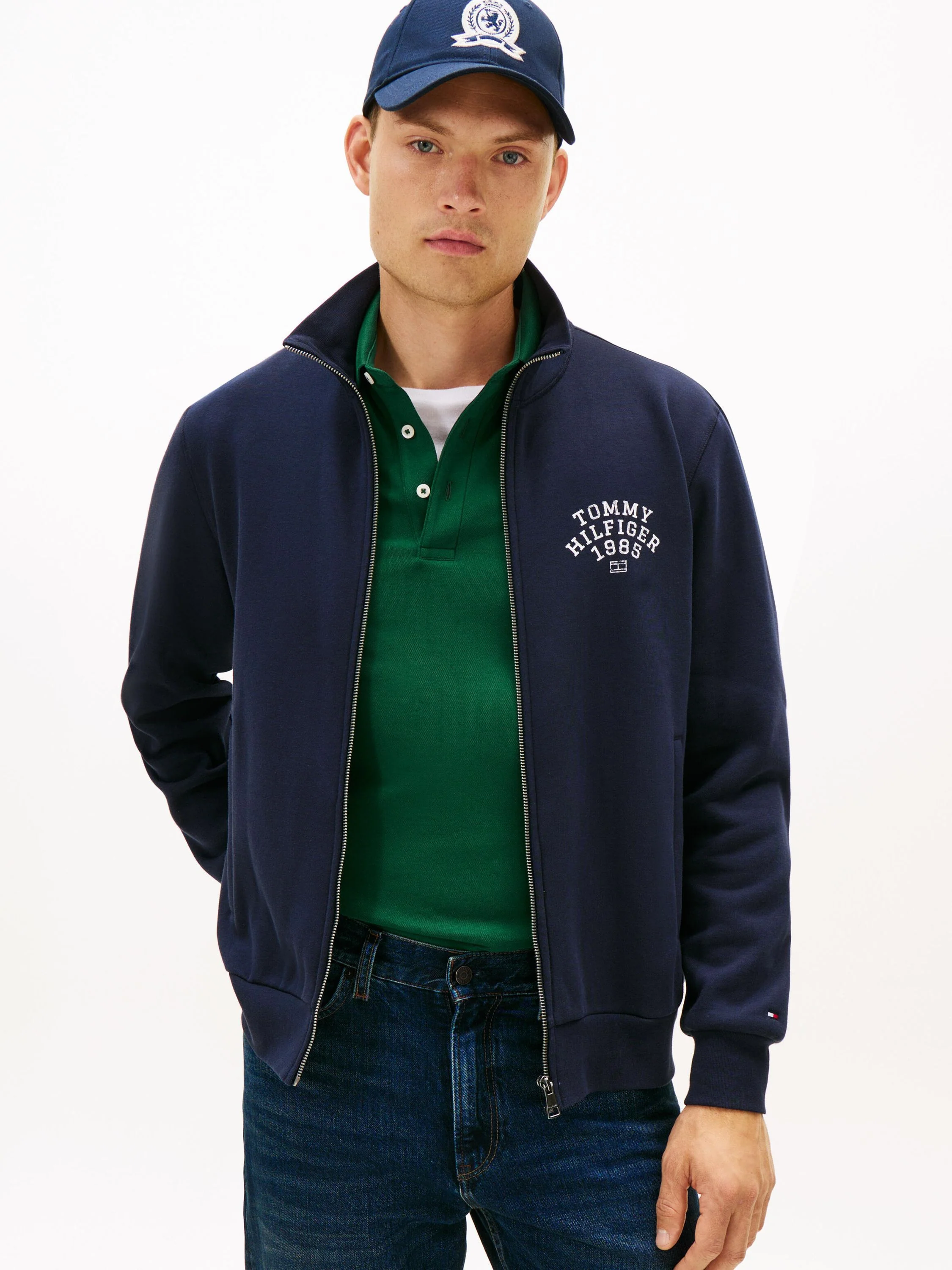 Sweatshirtjacke aus Baumwollmix - Image 2