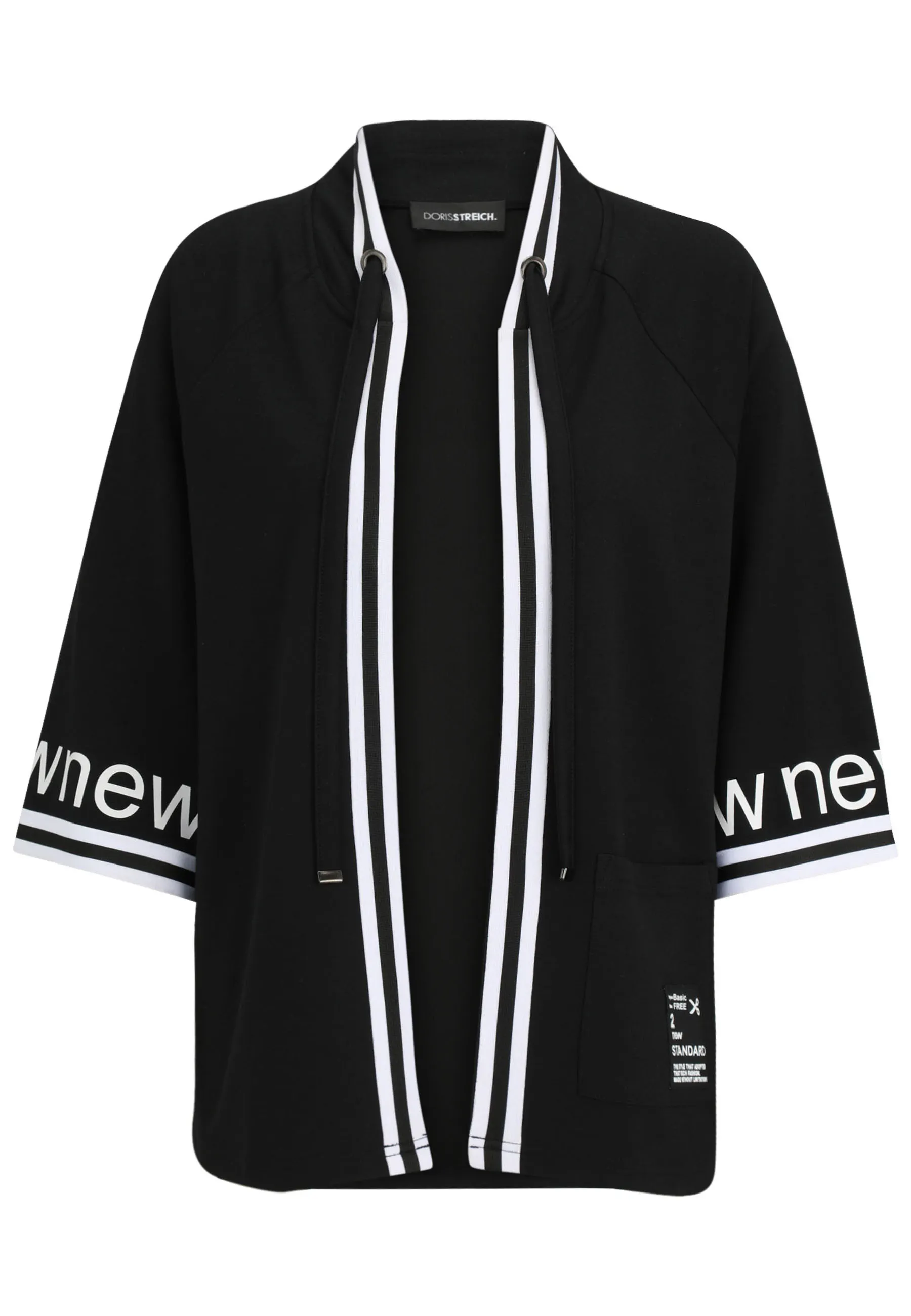 Sweatshirtjacke aus Modalmix