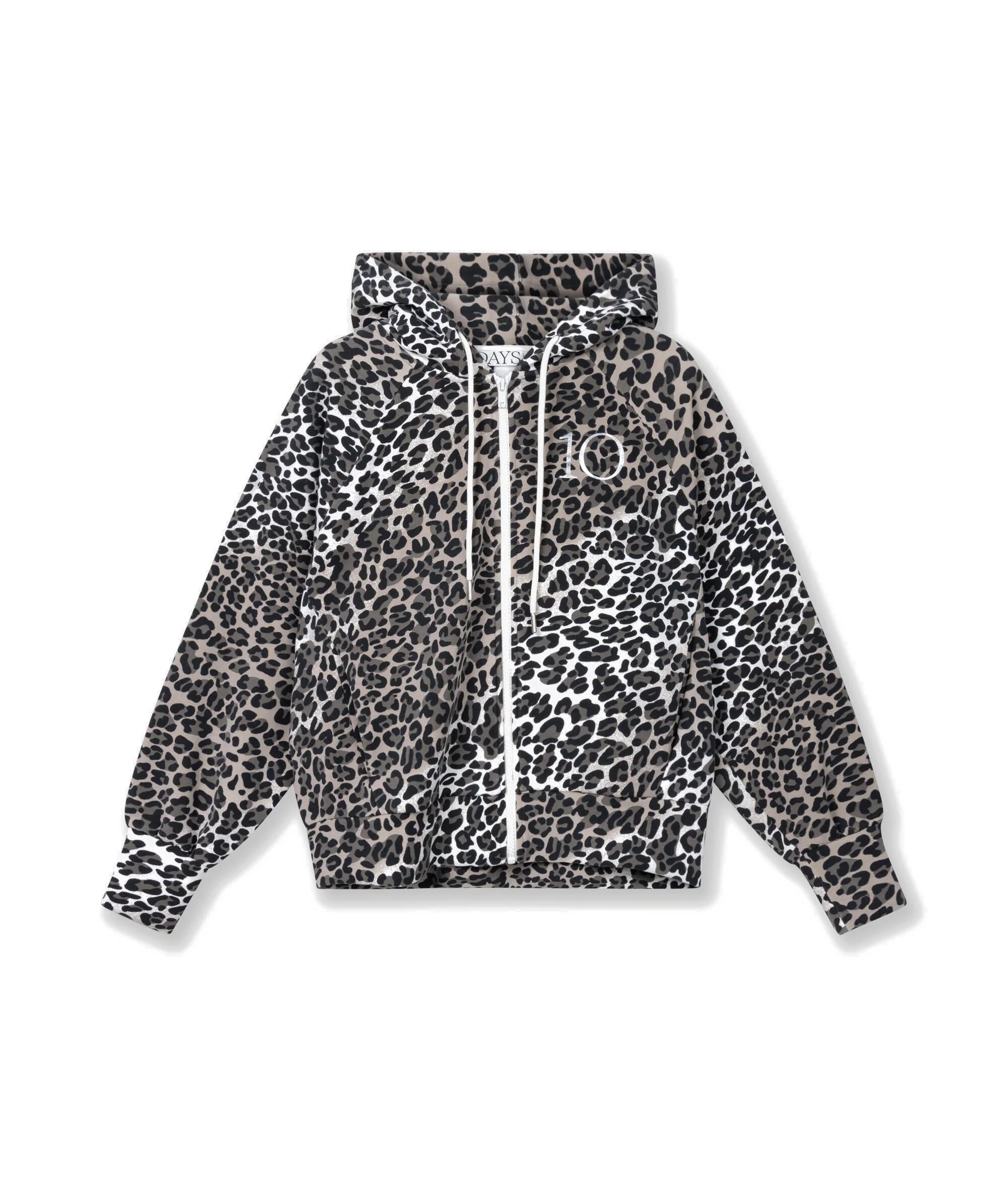Sweatshirtjacke aus Viskosemix