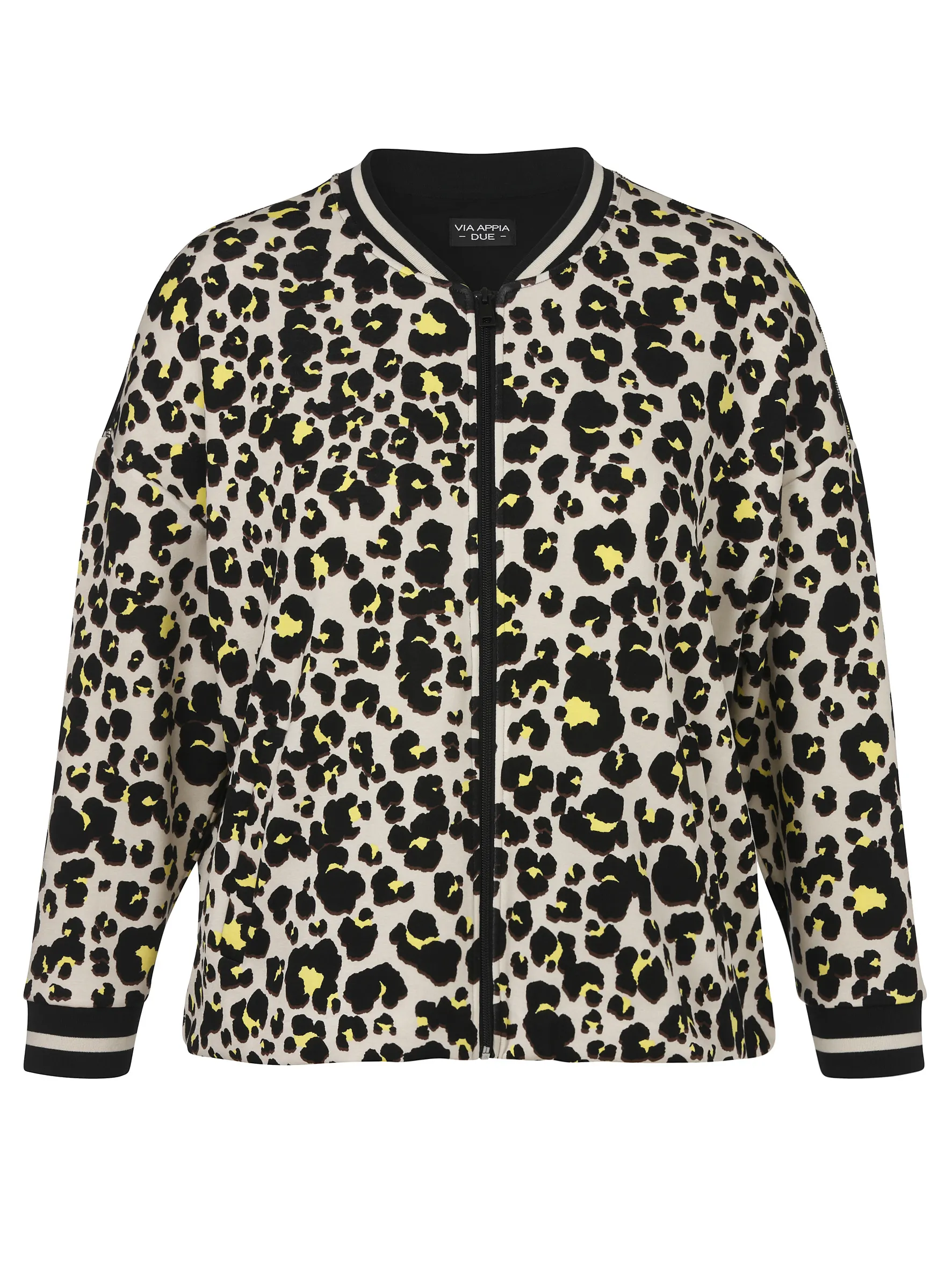 Sweatshirtjacke aus Viskosemix