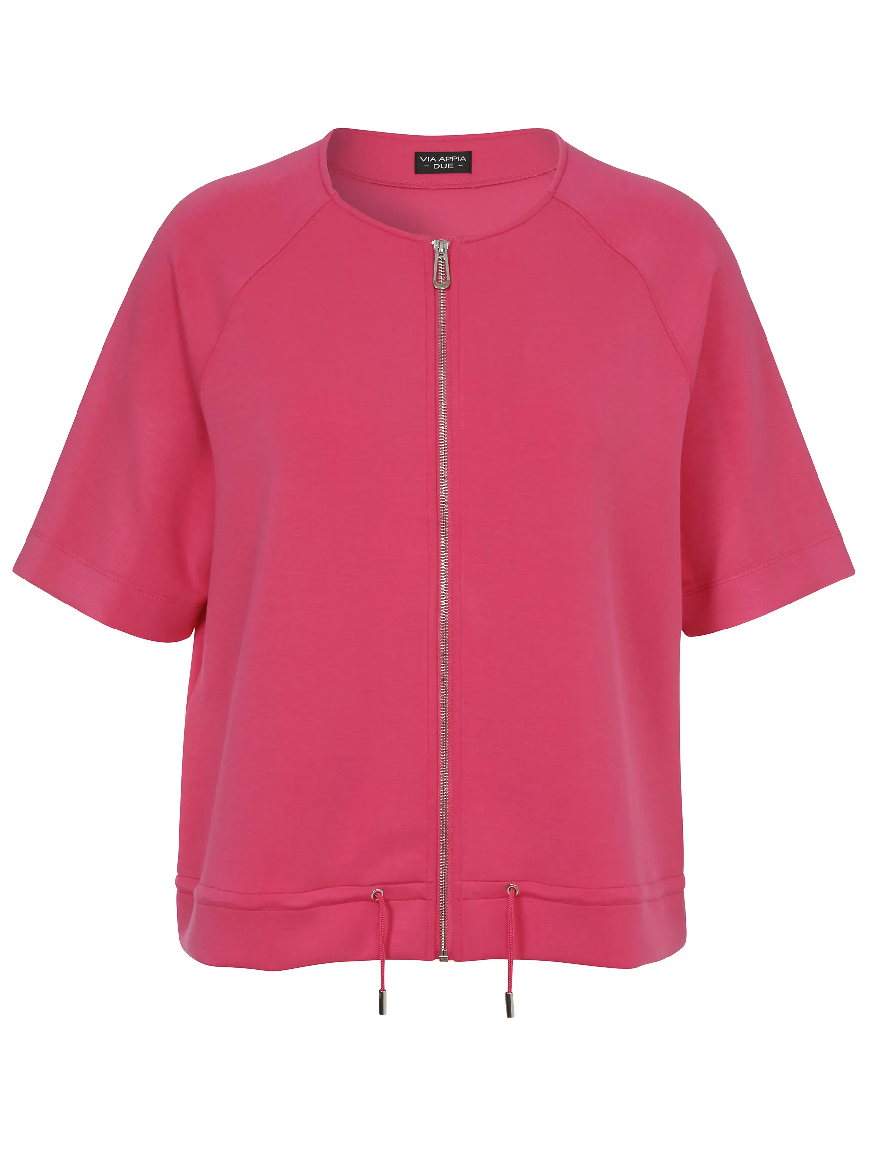 Sweatshirtjacke aus Viskosemix