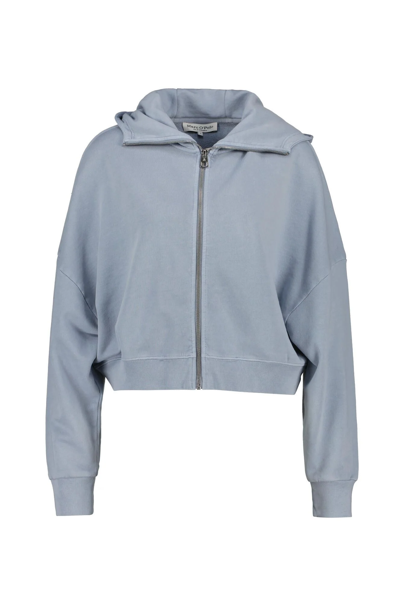 Sweatshirtjacke oversized aus Baumwolle