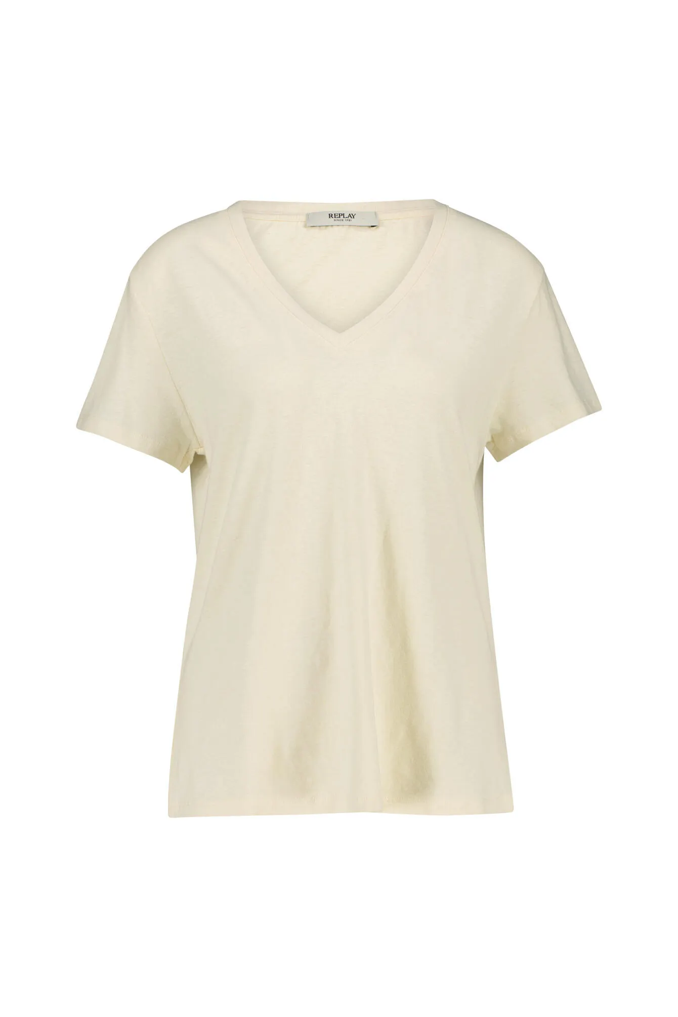 T-Shirt aus Leinenmix