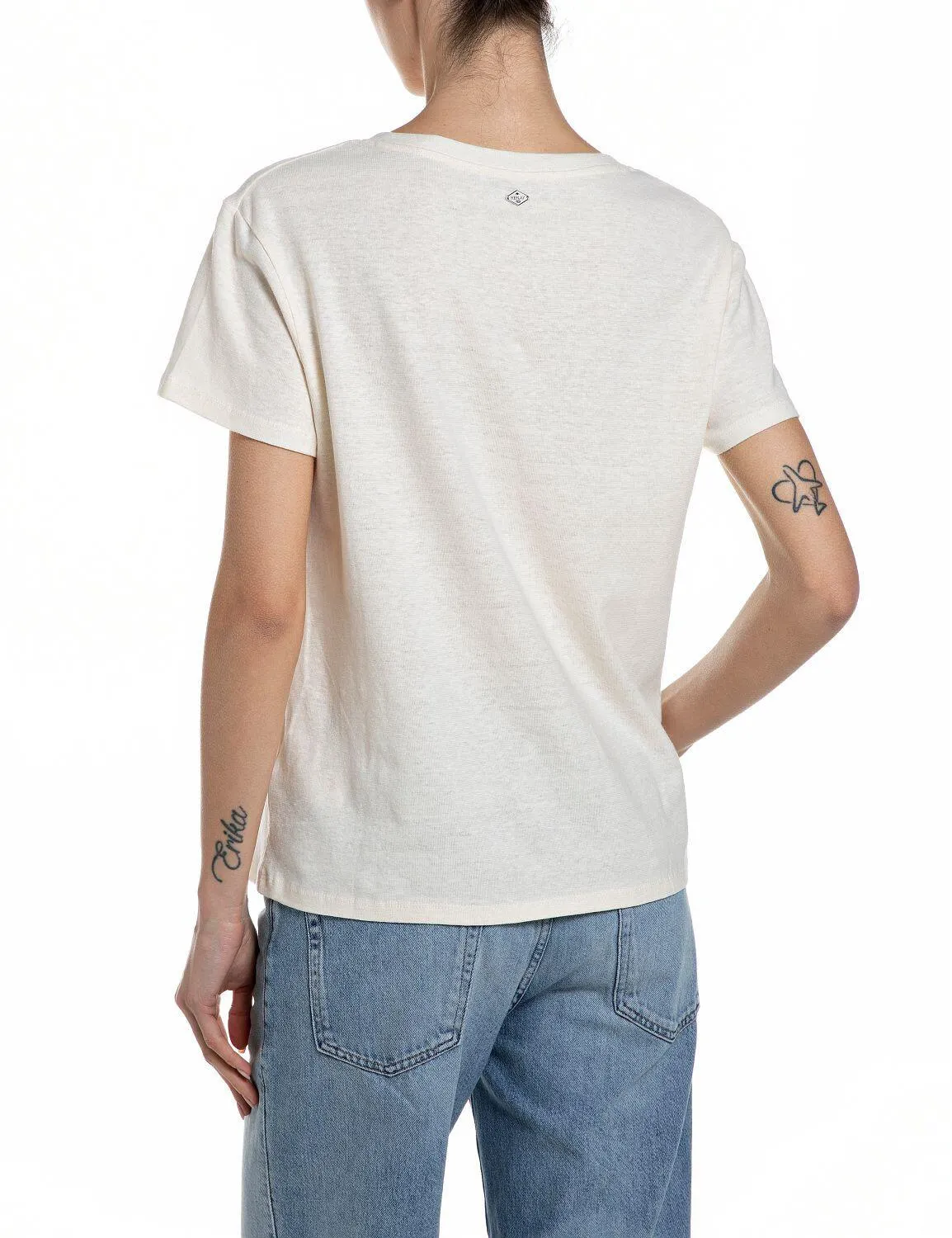 T-Shirt aus Leinenmix - Image 4