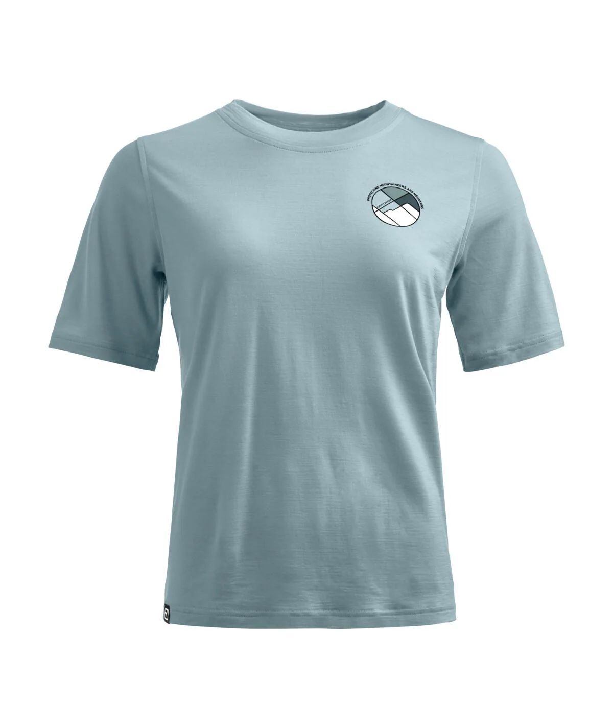 T-Shirt aus Schurwollmix