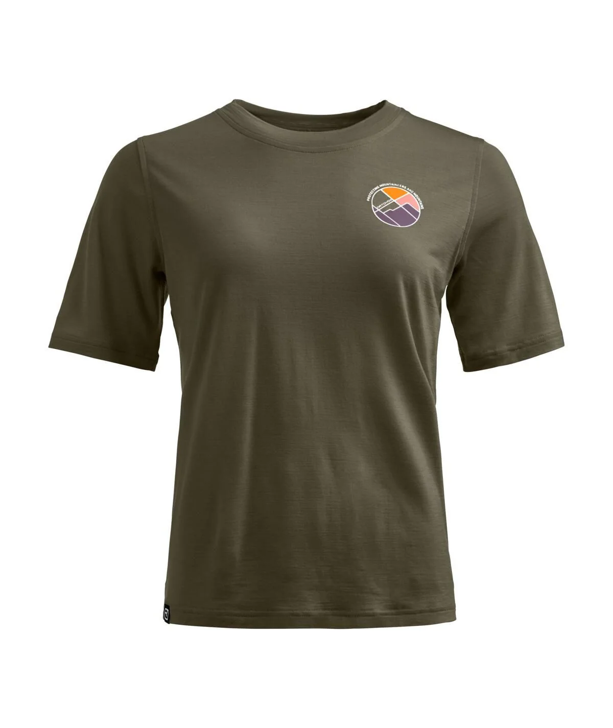 T-Shirt aus Schurwollmix