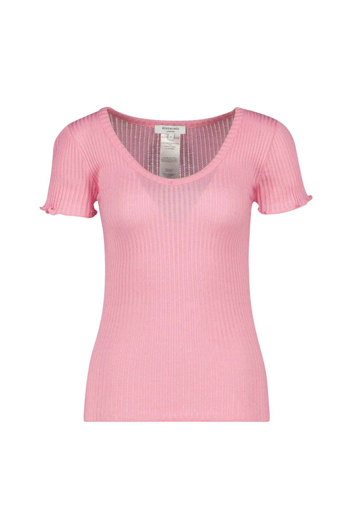 T-Shirt aus Seide-, Baumwollmix