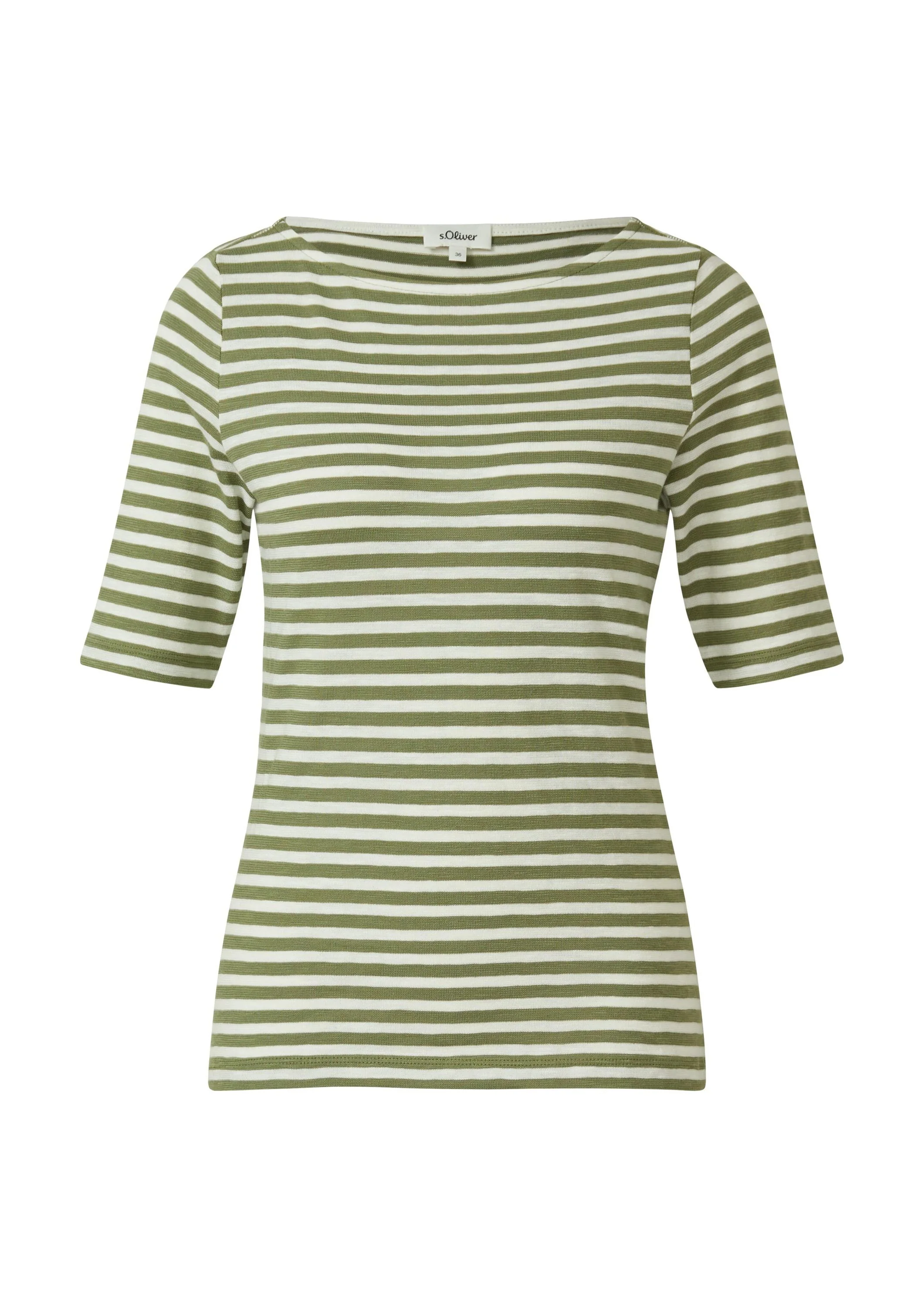 T-Shirt aus Slim Fit Baumwolle