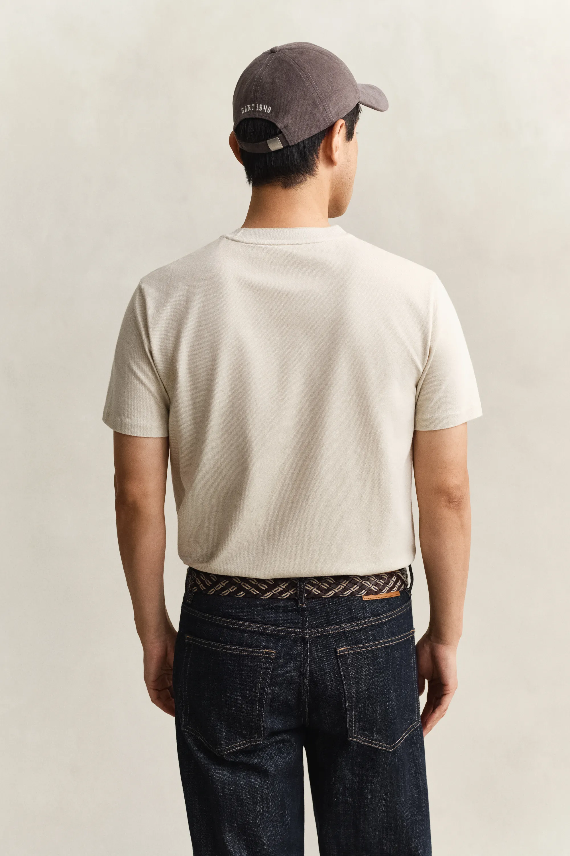 T-Shirt aus Two-Toned Piqué - Image 2