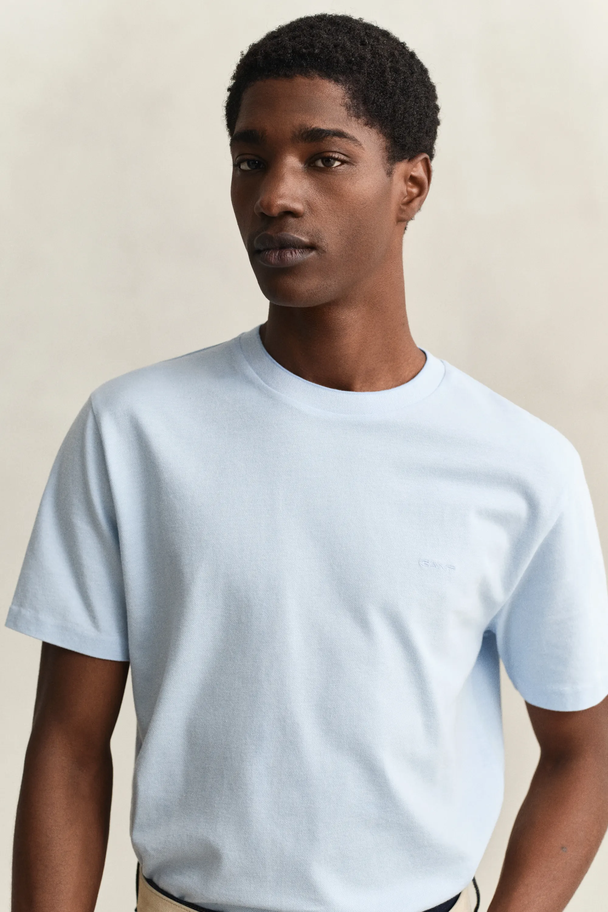 T-Shirt aus Two-Toned Piqué - Image 5