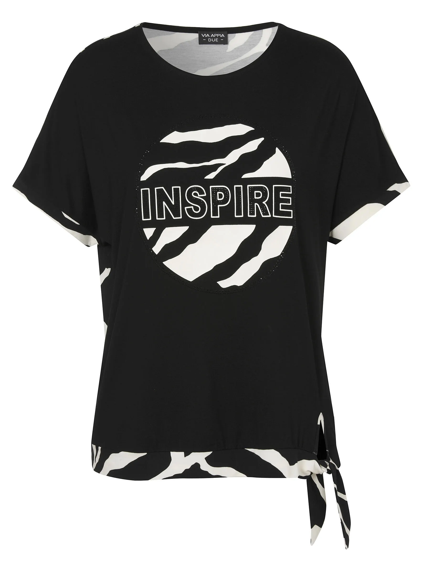 T-Shirt aus Viskose