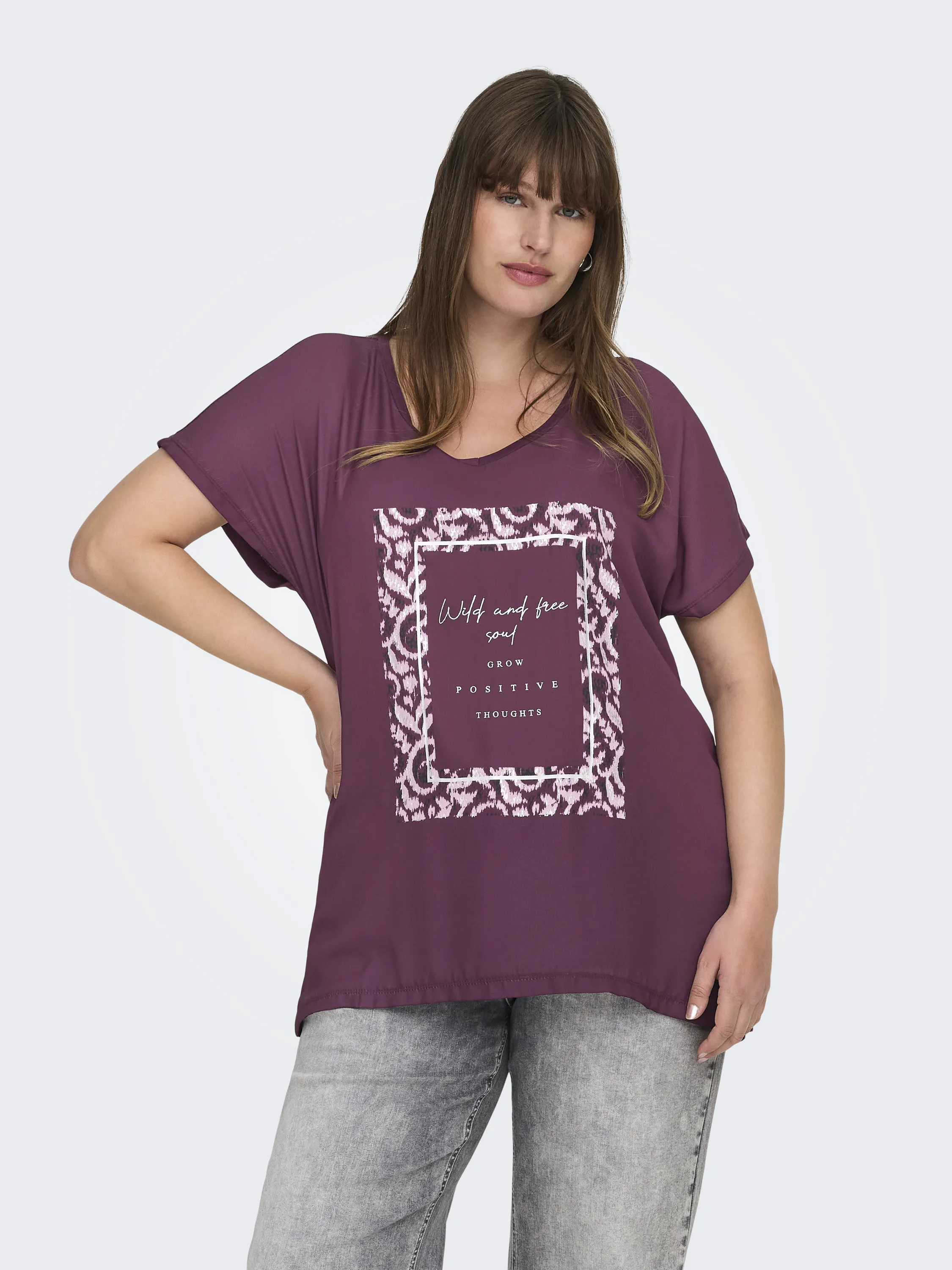 T-Shirt aus Viskose