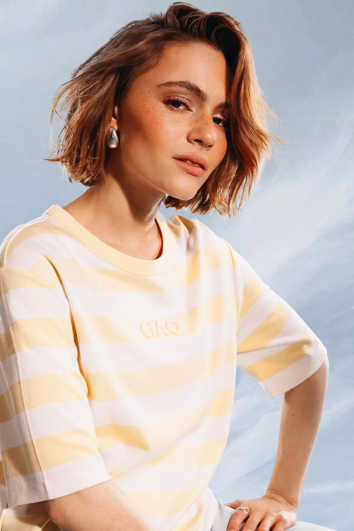T-Shirt aus Viskosemix - Image 2