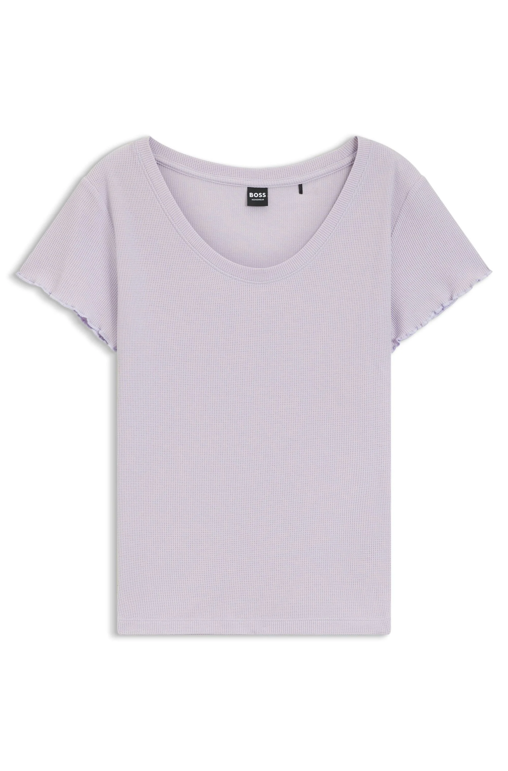 T-Shirt COZY mit Waffelstruktur