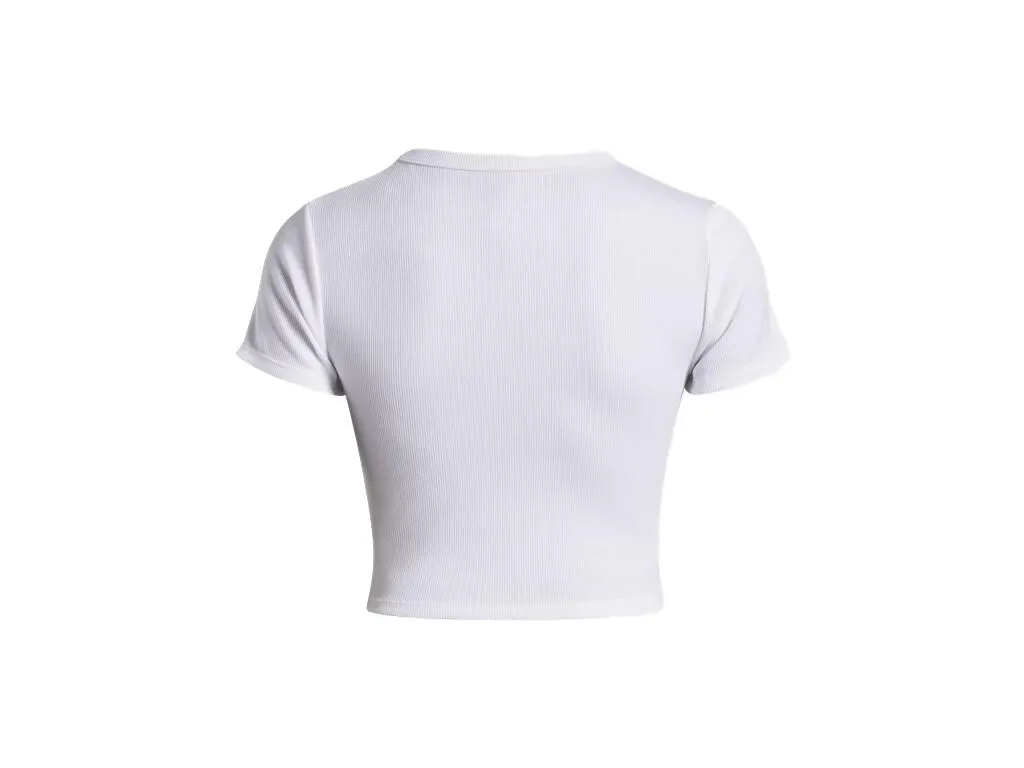 T-Shirt cropped aus Baumwollmix - Image 2