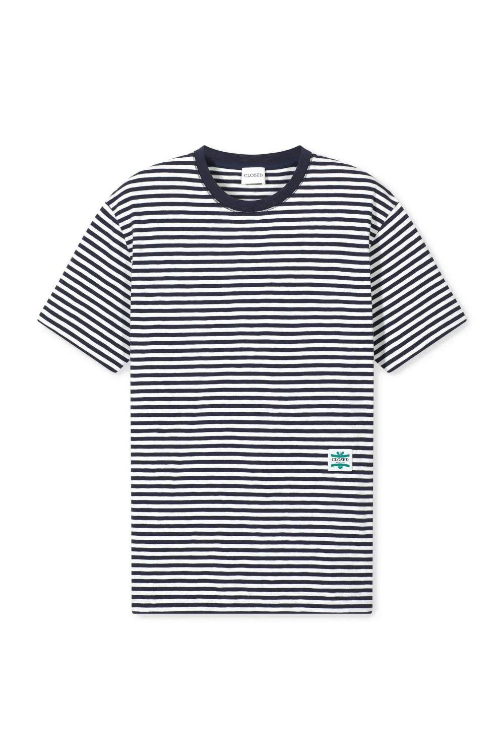 T-Shirt gestreift aus Baumwolle
