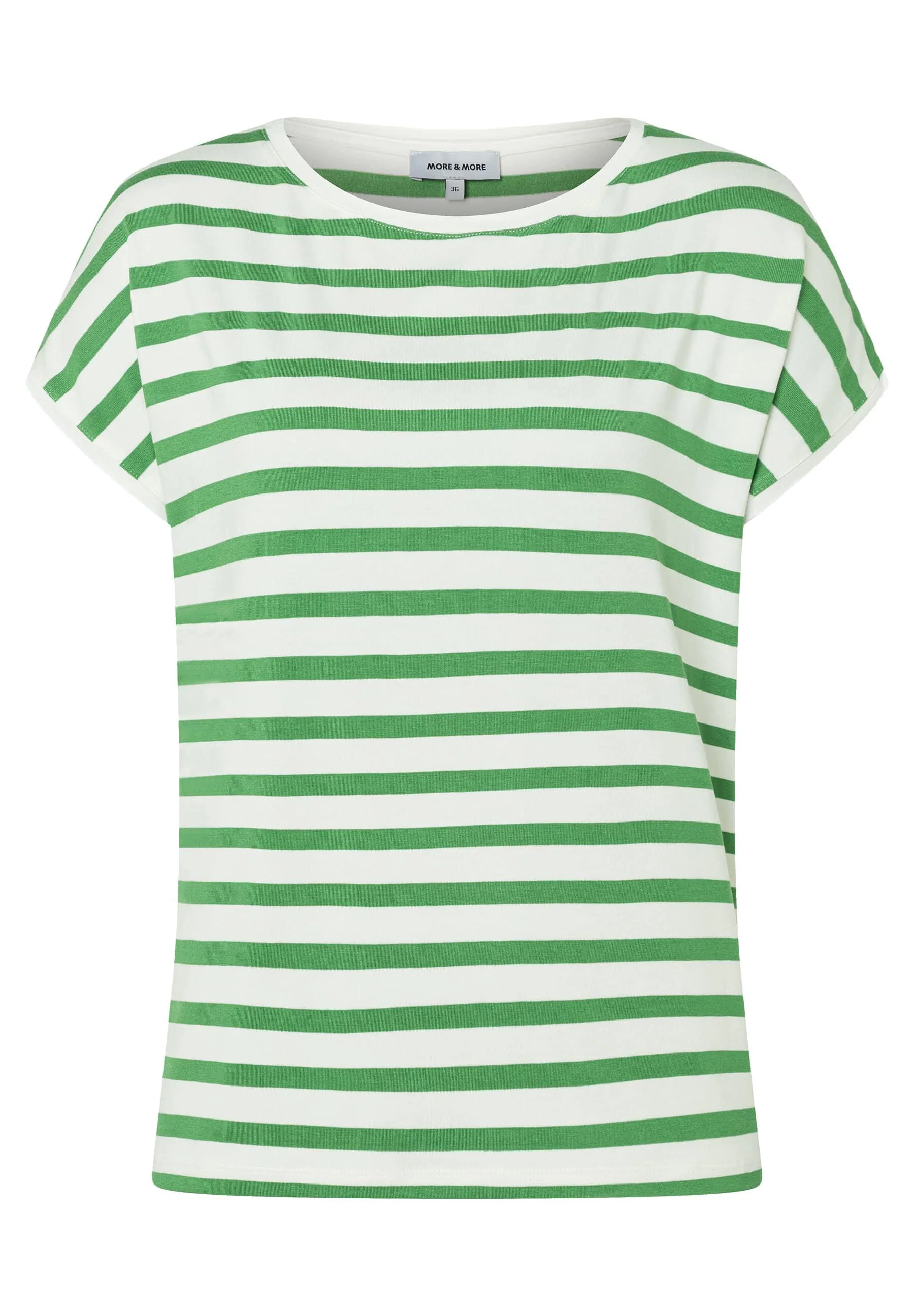 T-Shirt gestreift aus Viskose