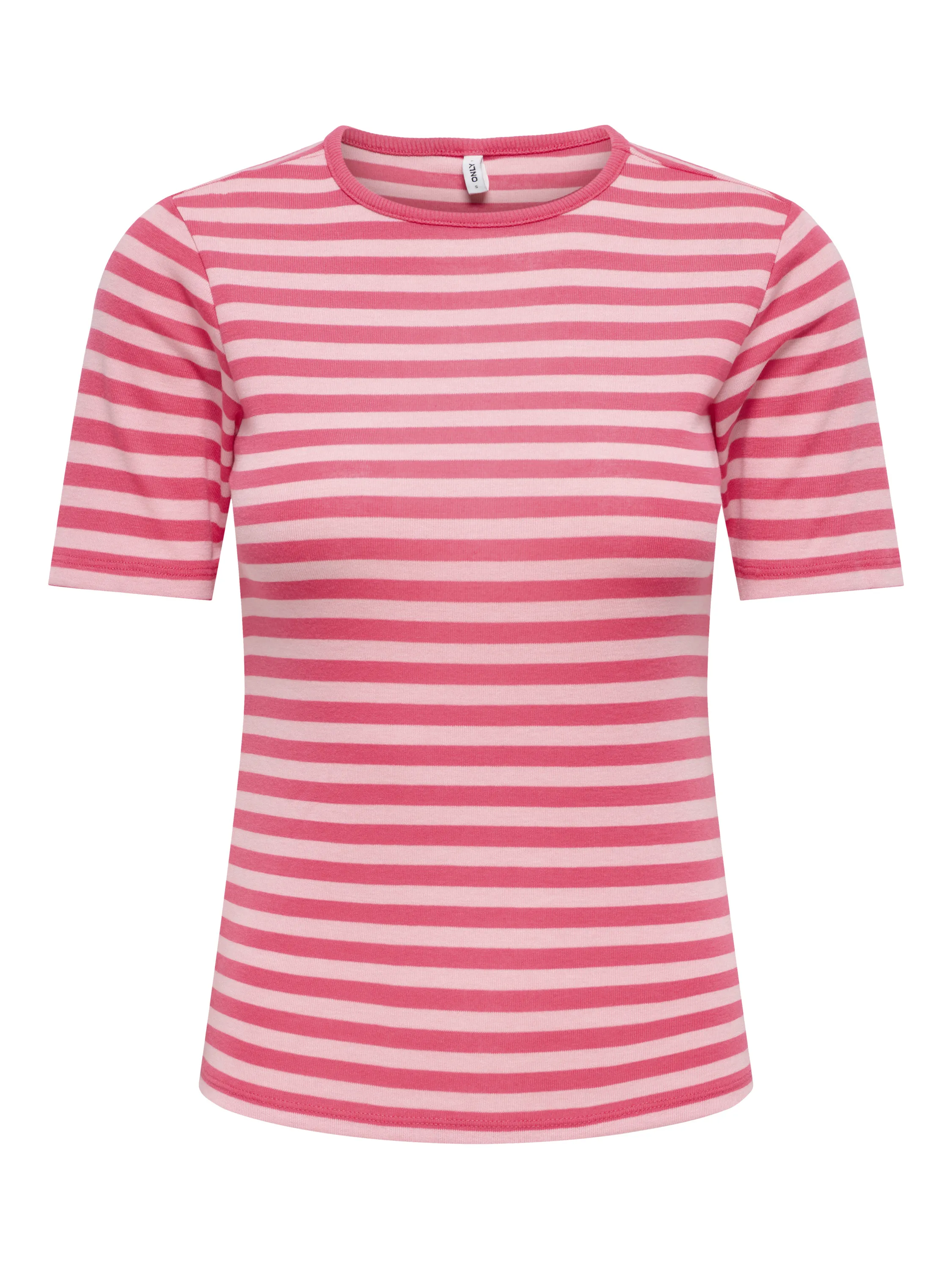 T-Shirt gestreift aus Viskosemix