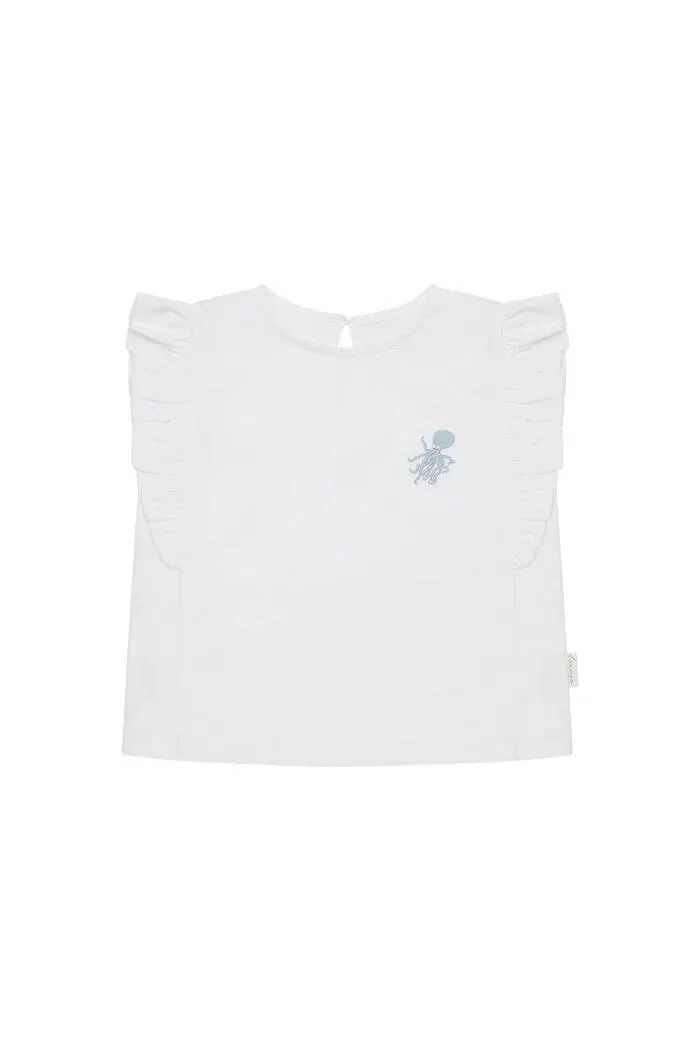 T-Shirt mit Rüschen