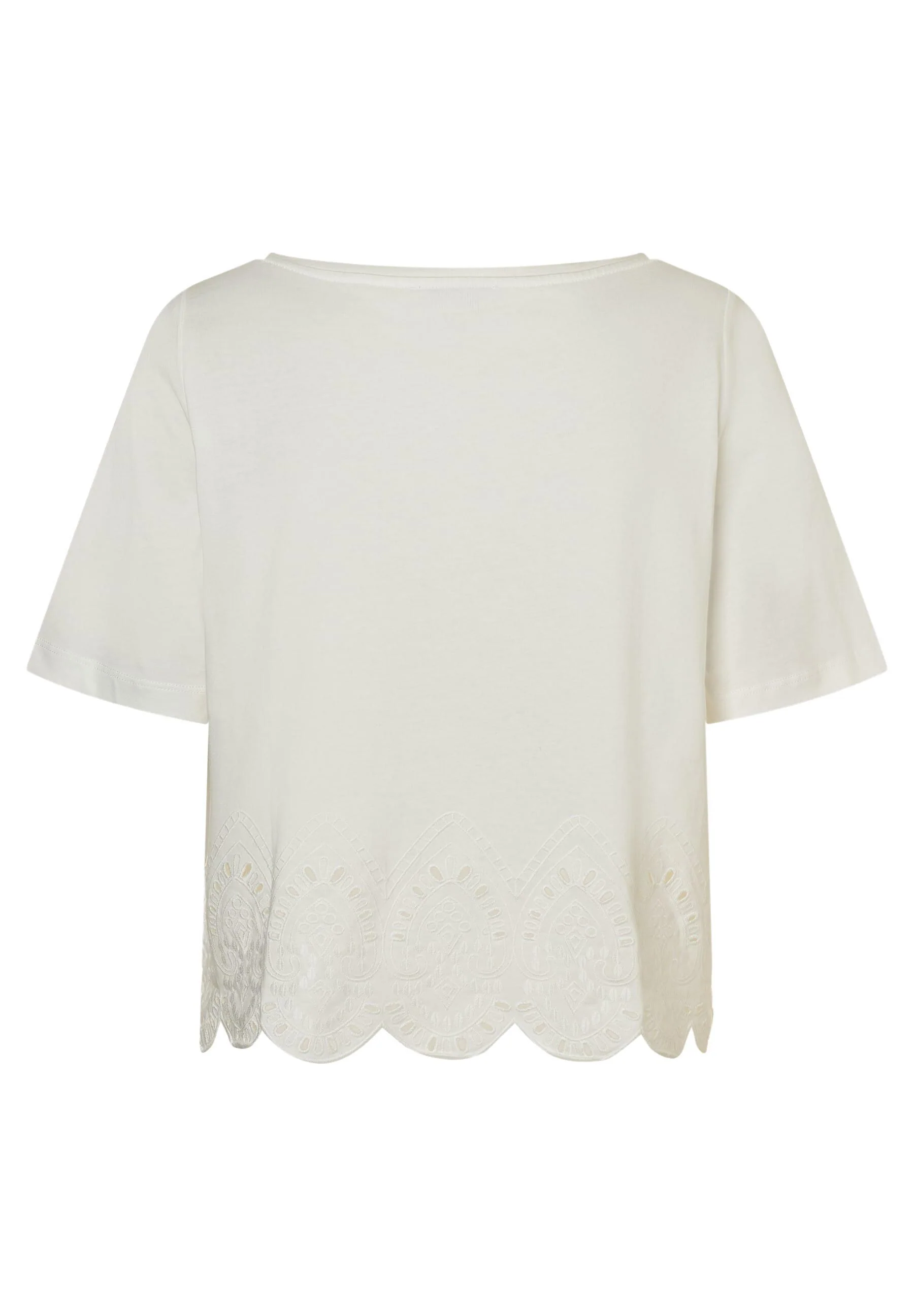 T-Shirt mit Spitzensaum - Image 2