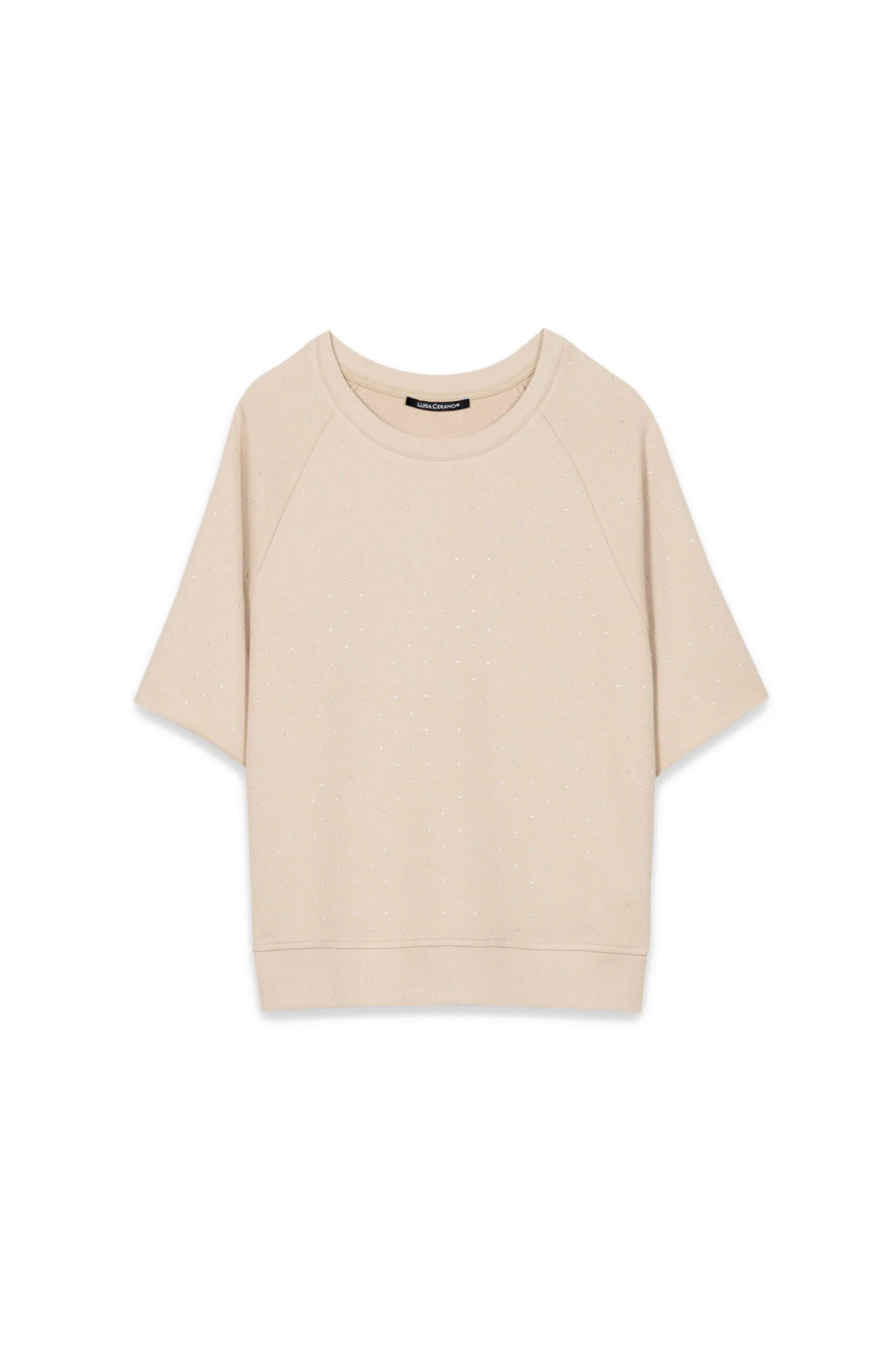T-Shirt mit Strasssteinen