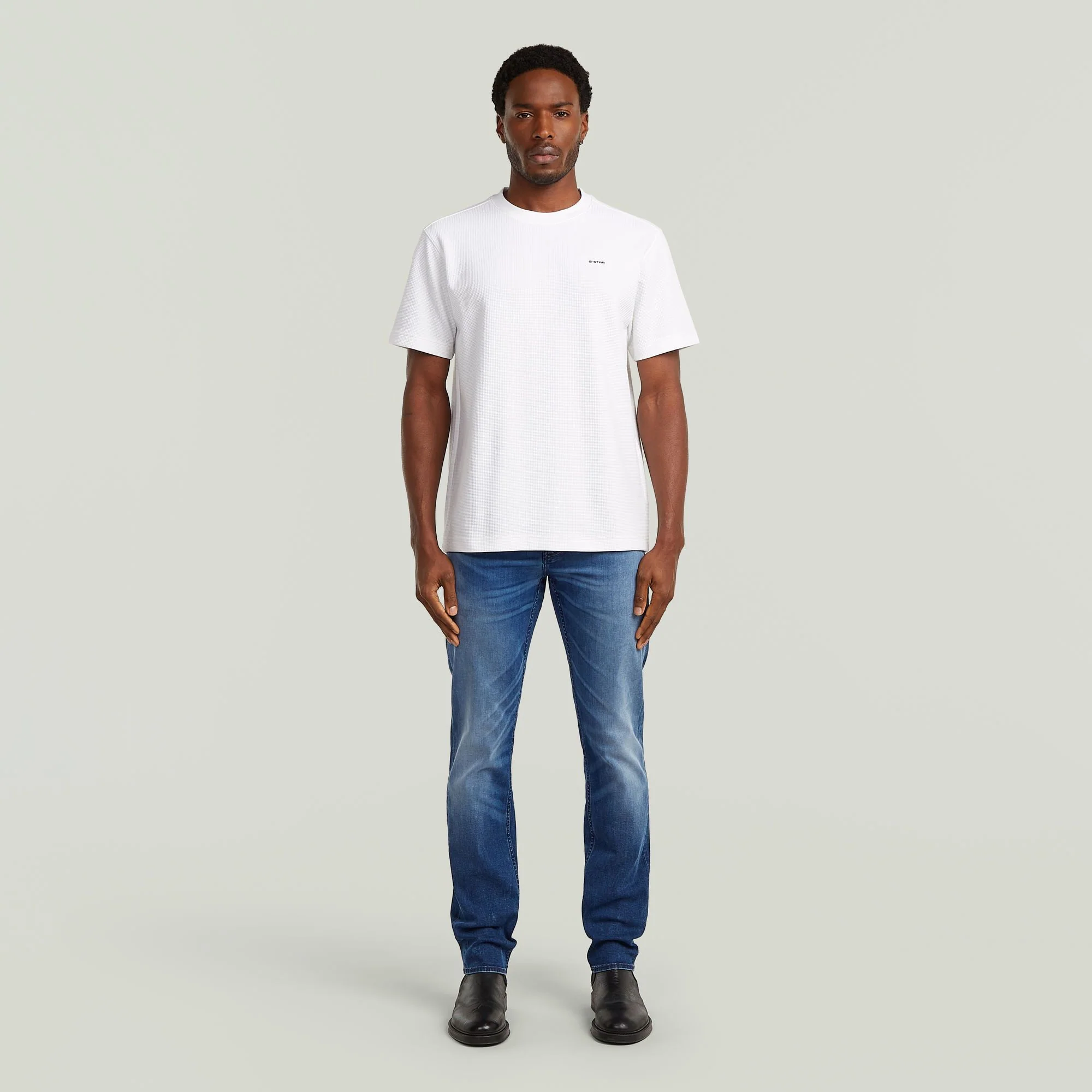 T-Shirt mit Waffelmusteroptik - Image 4