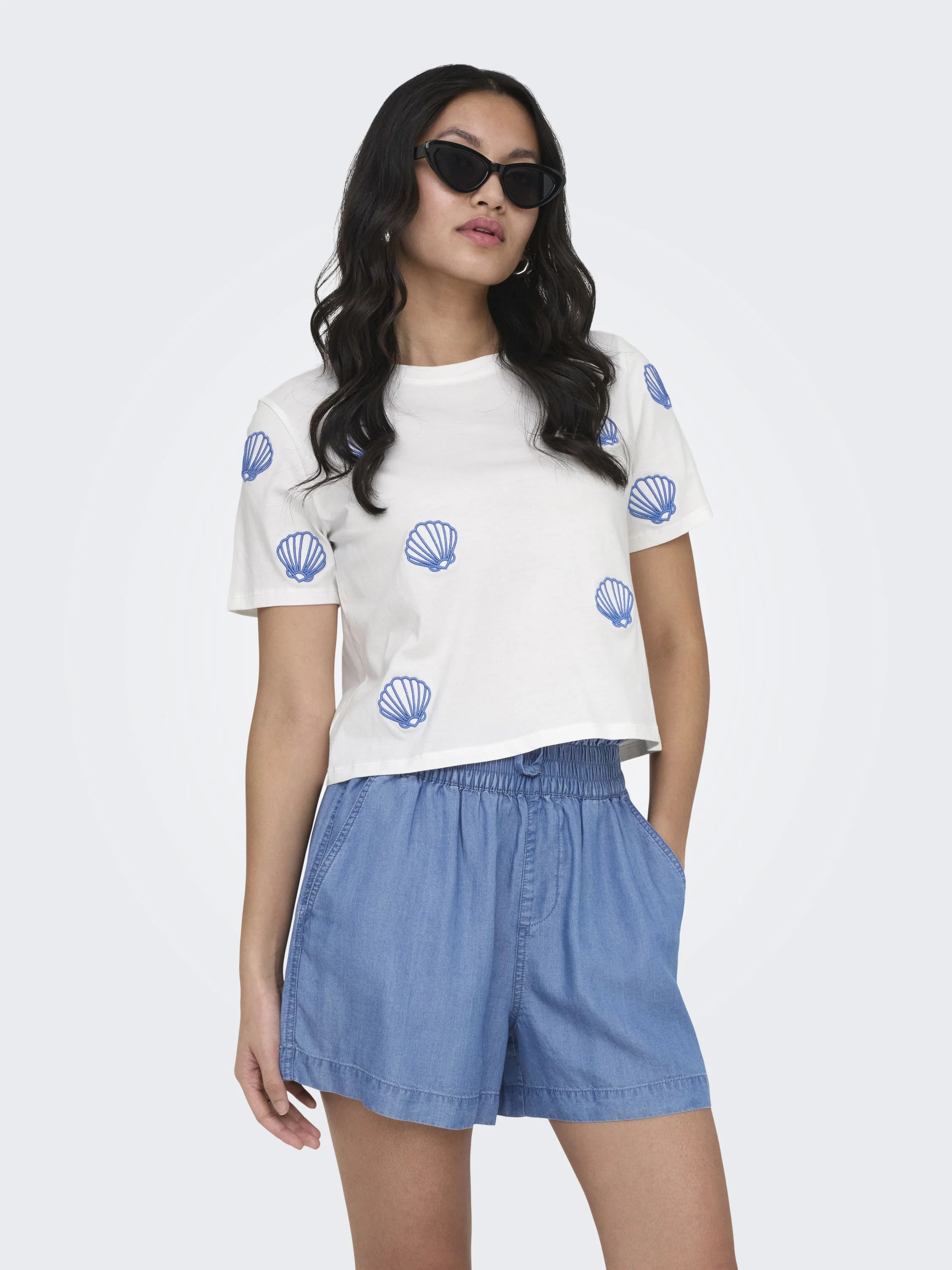 T-Shirt ONLMARISSE aus Baumwolle - Image 5