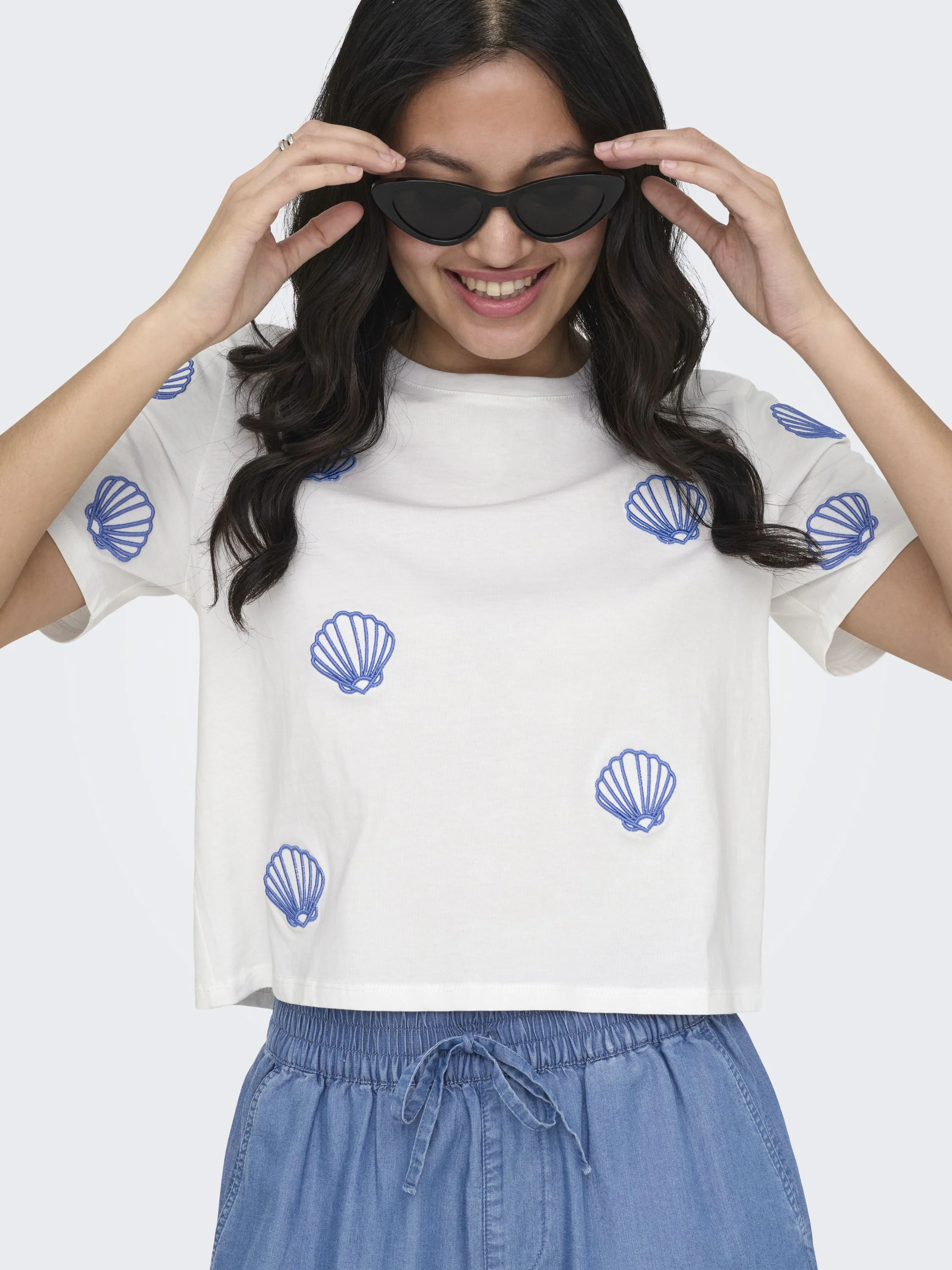 T-Shirt ONLMARISSE aus Baumwolle - Image 7