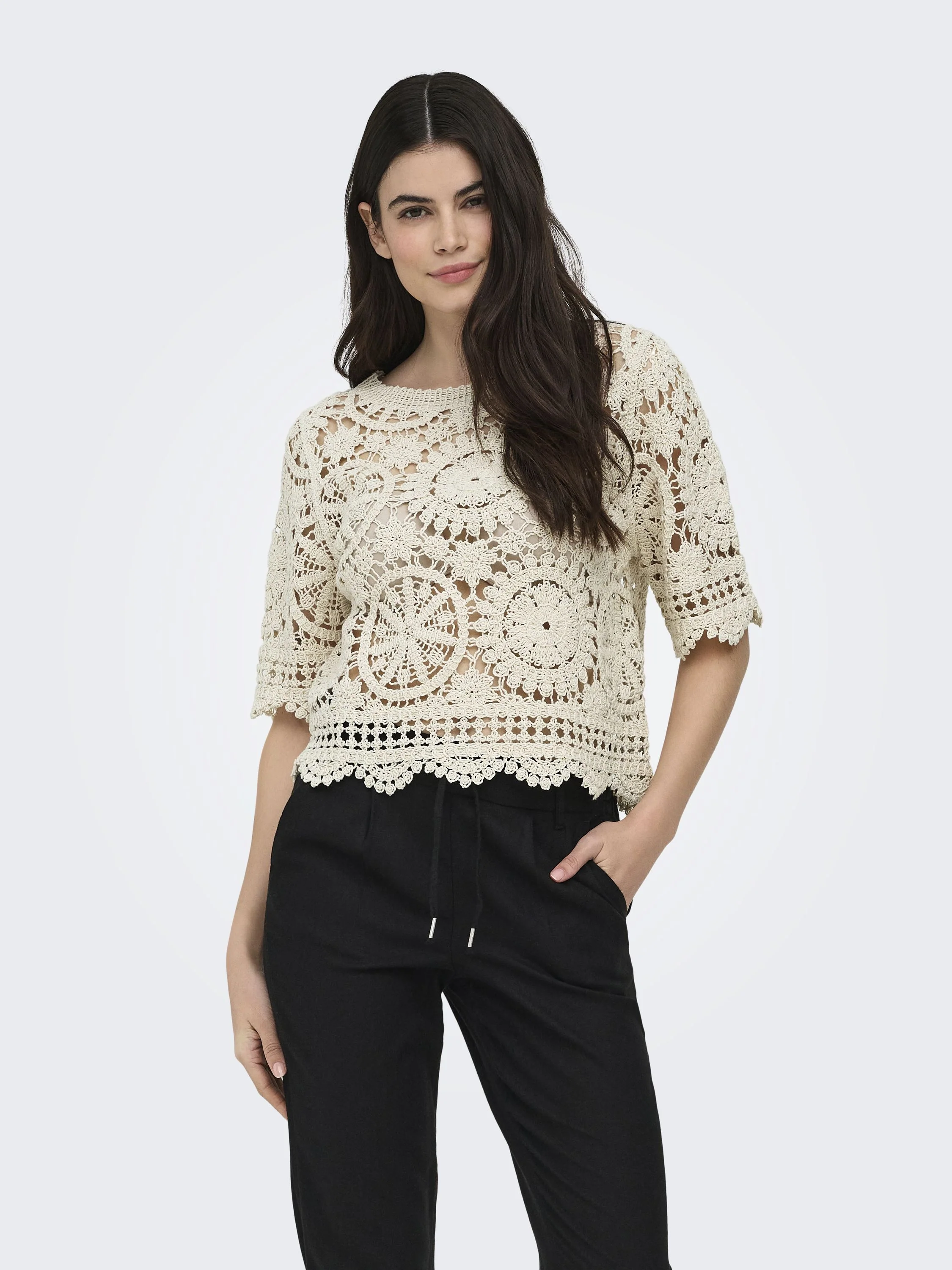 T-Shirt ONLWATERLY aus Baumwolle - Image 3