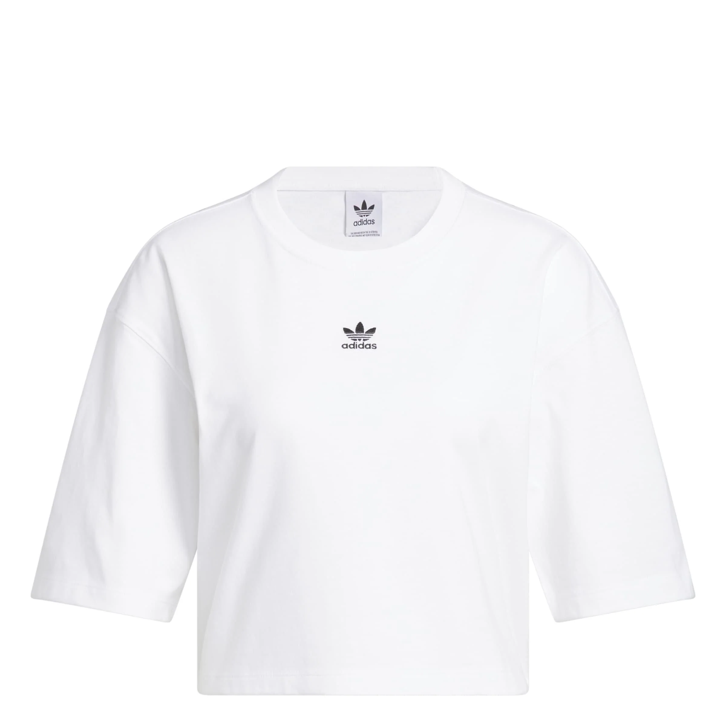 T-Shirt Regular Fit Cropped aus Baumwolle