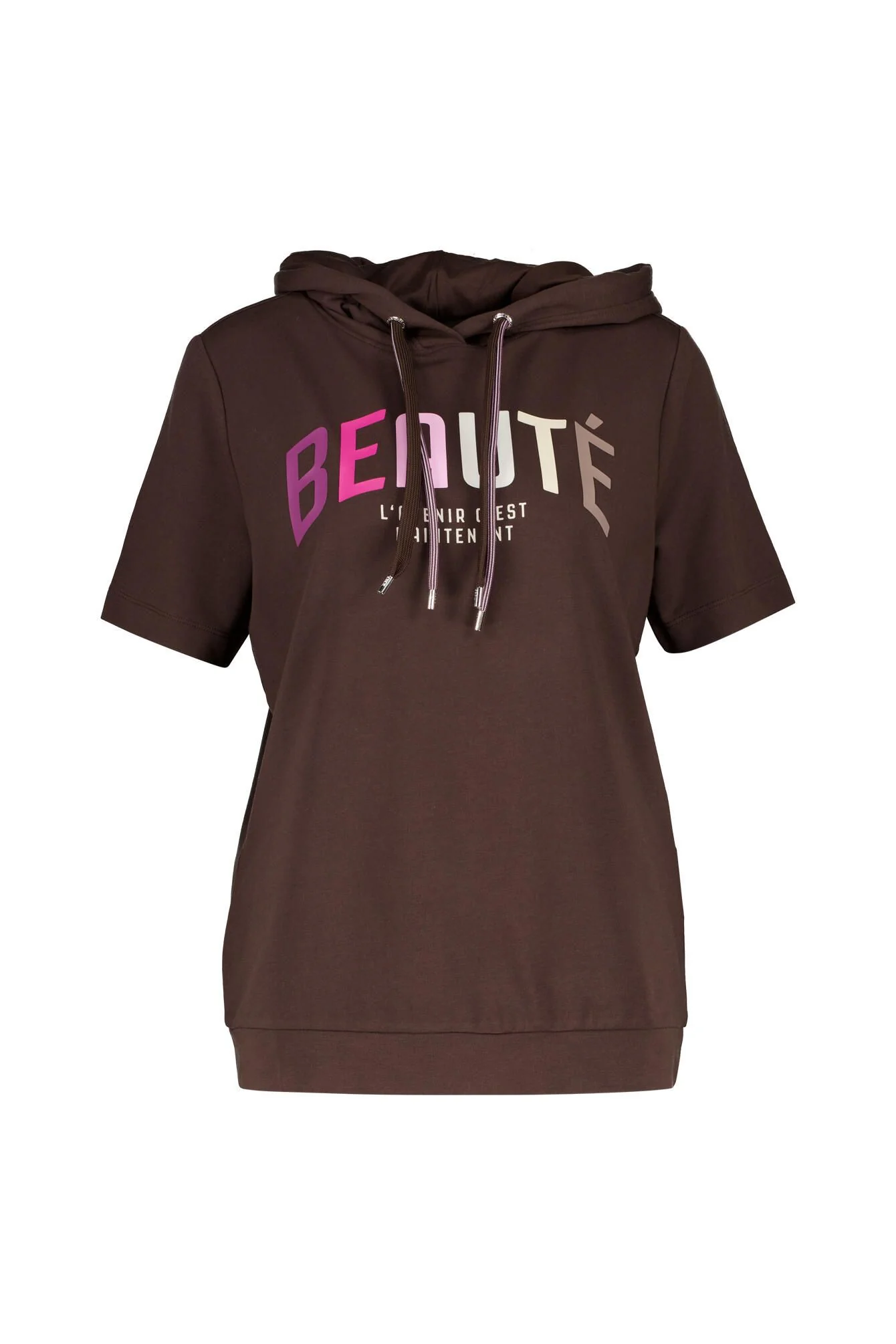 T-Shirt Regular Fit mit Kapuze